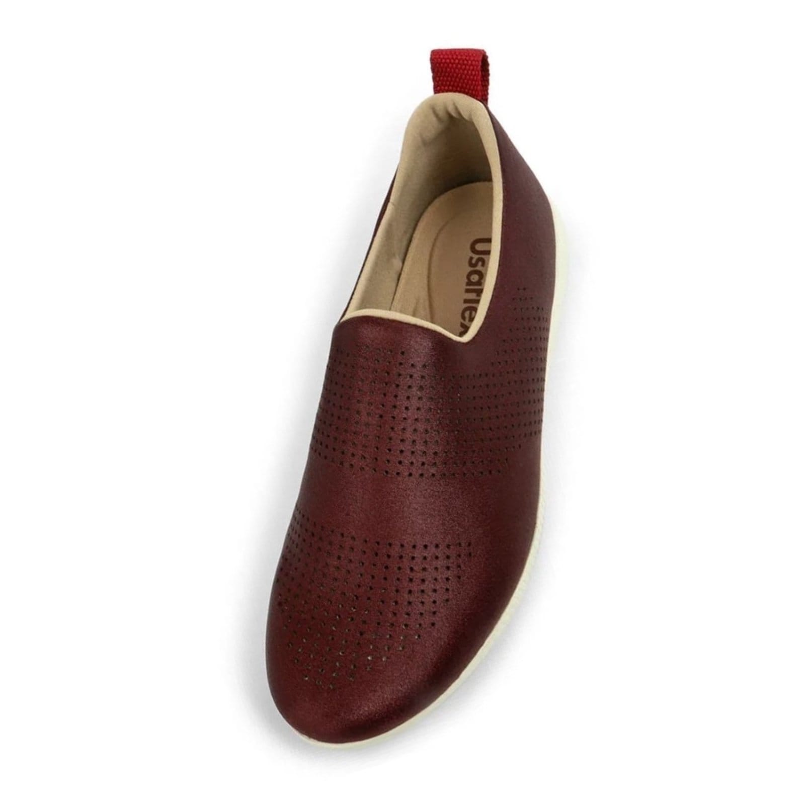 Vista 2 Tênis Usaflex Feminino Slip-On Conforto AF0607 Usaflex vinho