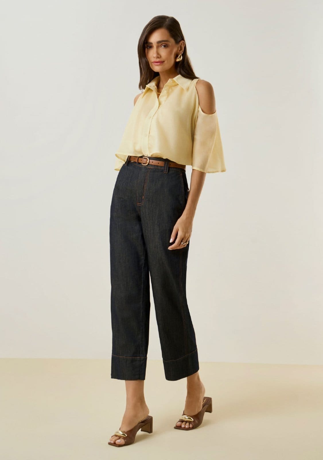 Calça Maria Valentina Reta Alta