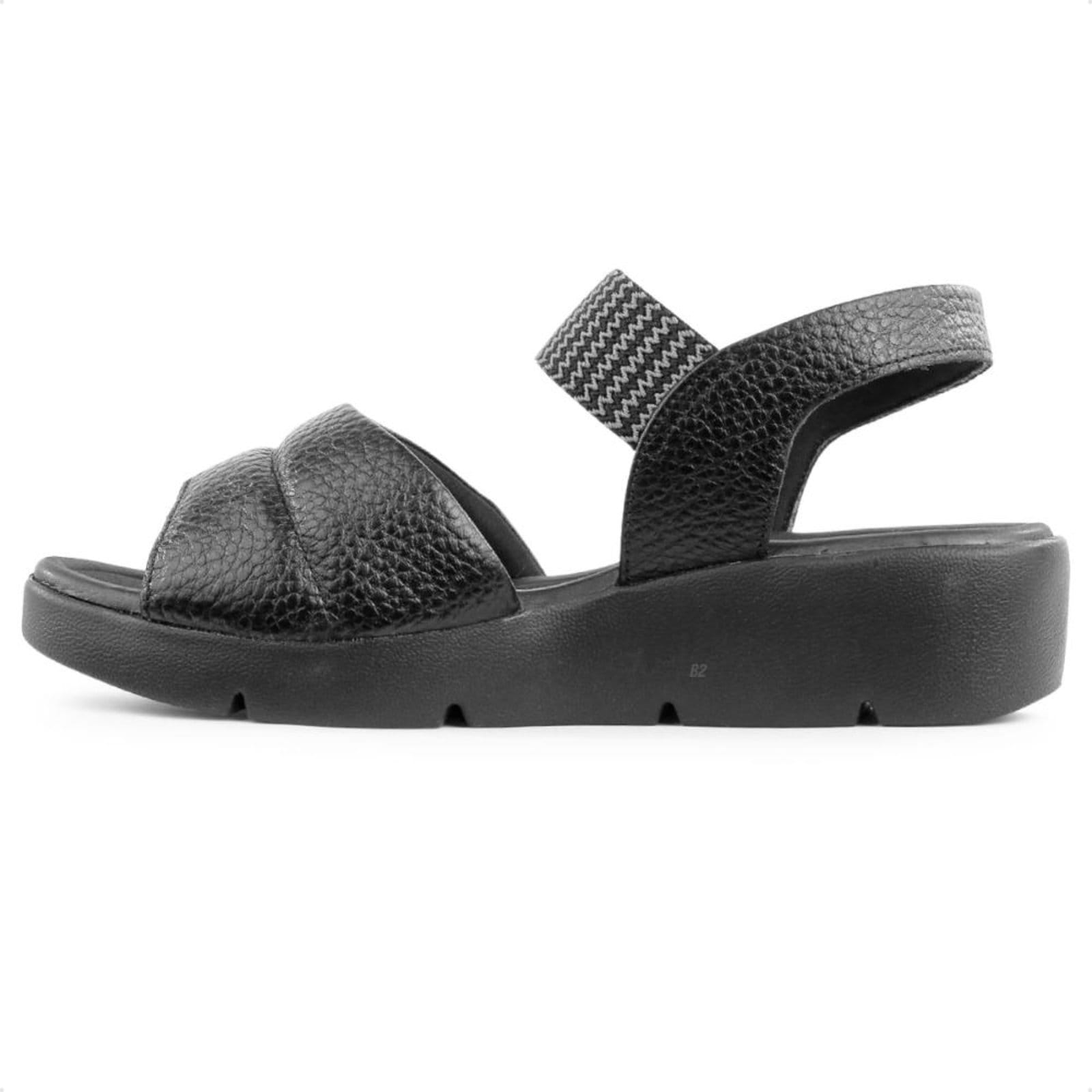 Vista 2 Sandália Usaflex Plataforma Tira Fofa Feminina Usaflex preto