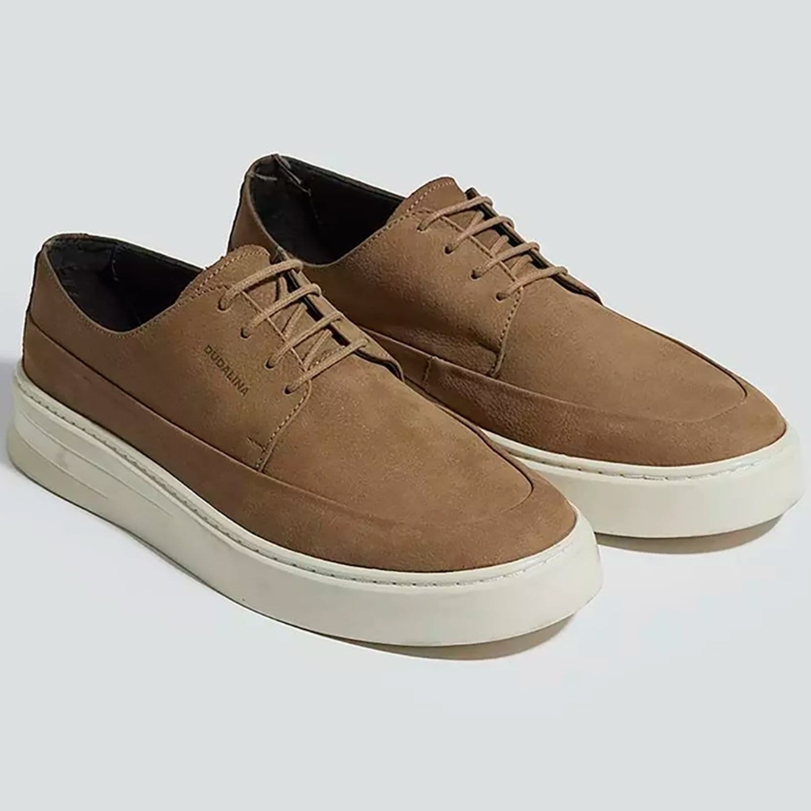 Vista 2 Tênis Dudalina Boat Evoque Masculino Dudalina bege