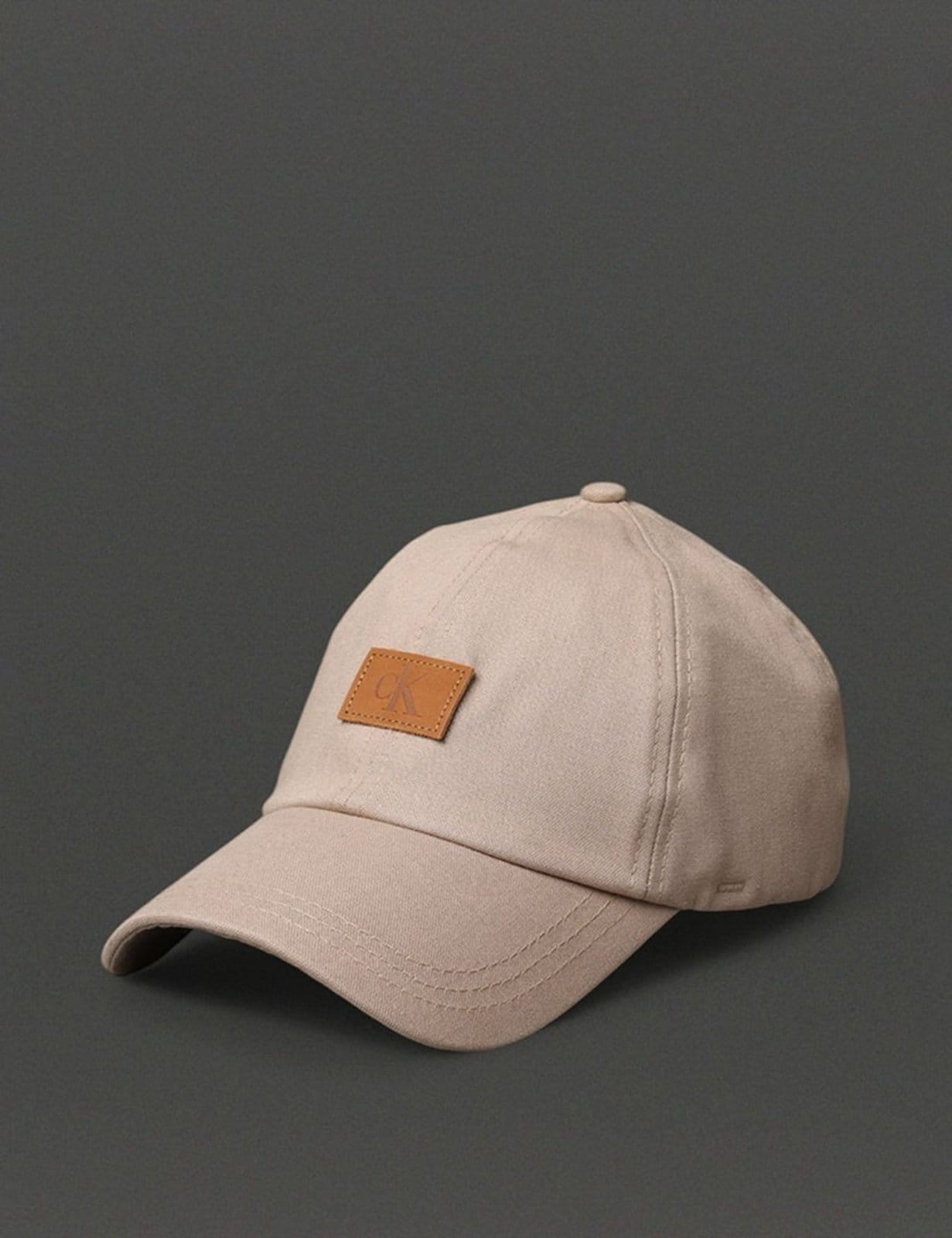 Boné Masculino 6 Gomos Recouro Calvin Klein Jeans - Caqui Medio