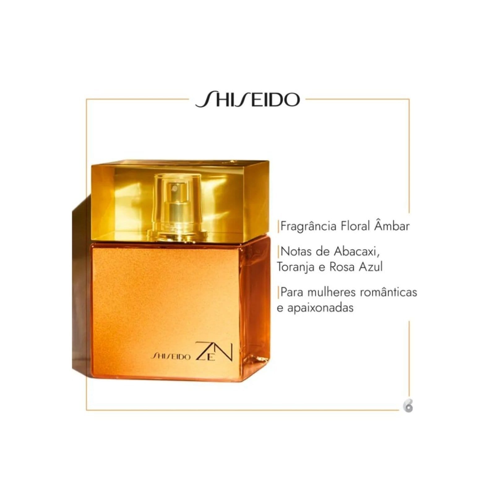 Vista 2 Zen Shiseido Edp - Perfume Feminino Shiseido unico