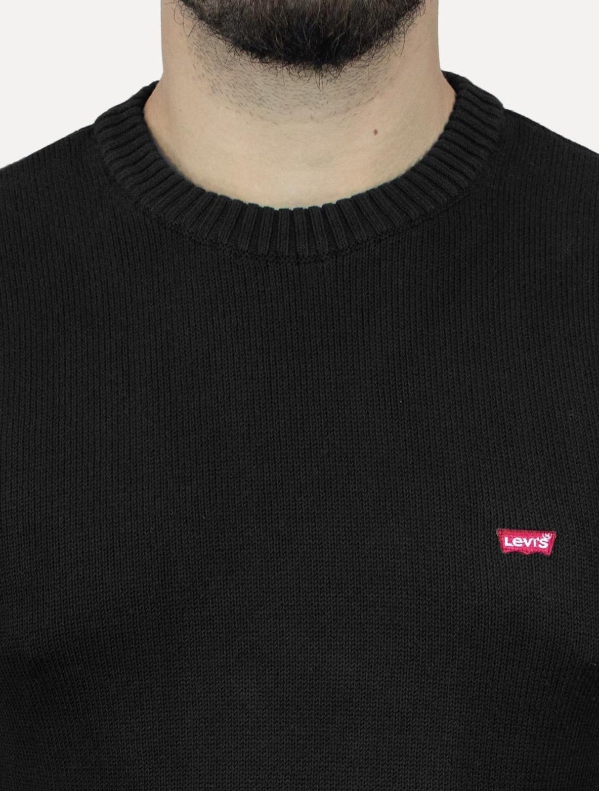 Vista 2 Moletom Levis Masculino Crewneck Original Housemark Levis preto