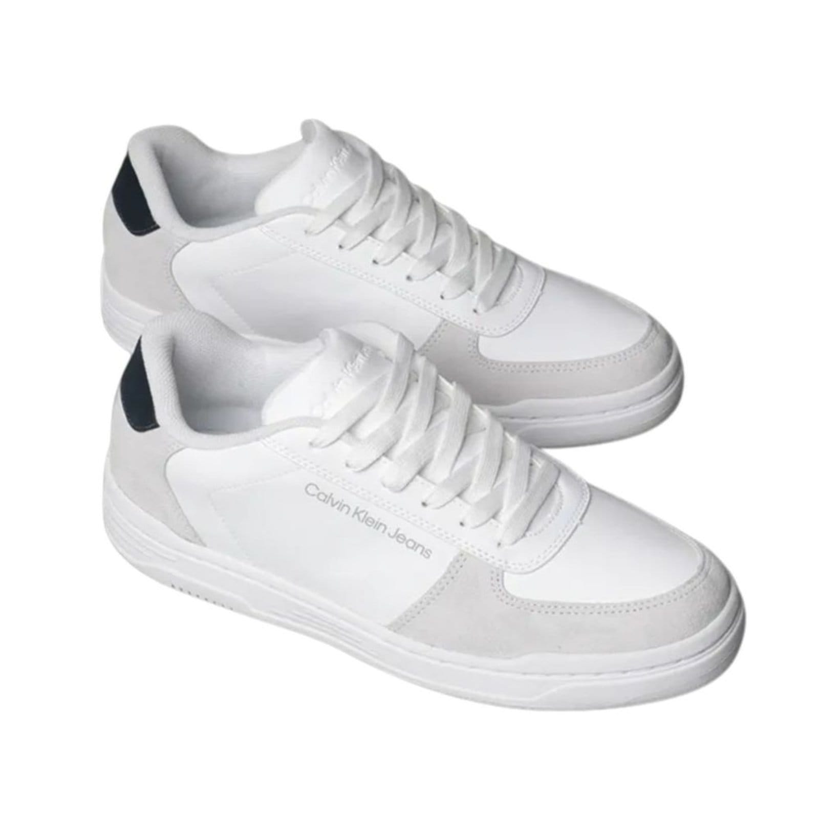 Vista 2 Tênis Casual Masculino Calvin Klein Court Calvin Klein branco
