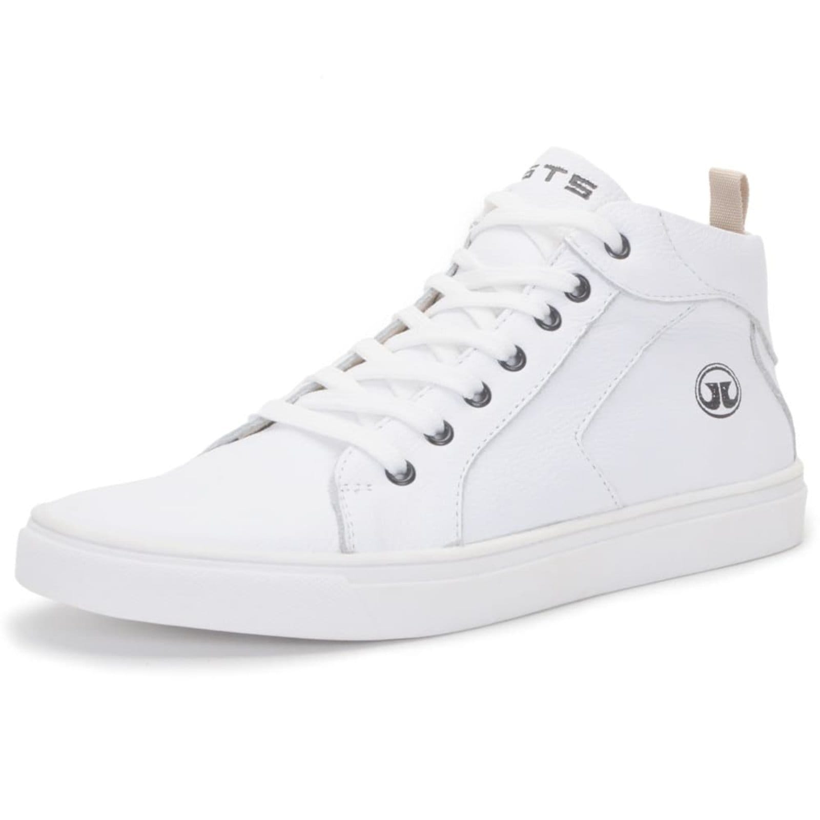 Vista principal Tenis Masculino Casual de Couro Cano Alto Clube do Sapato de Franca DFT City Clube do Sapato de Franca branco