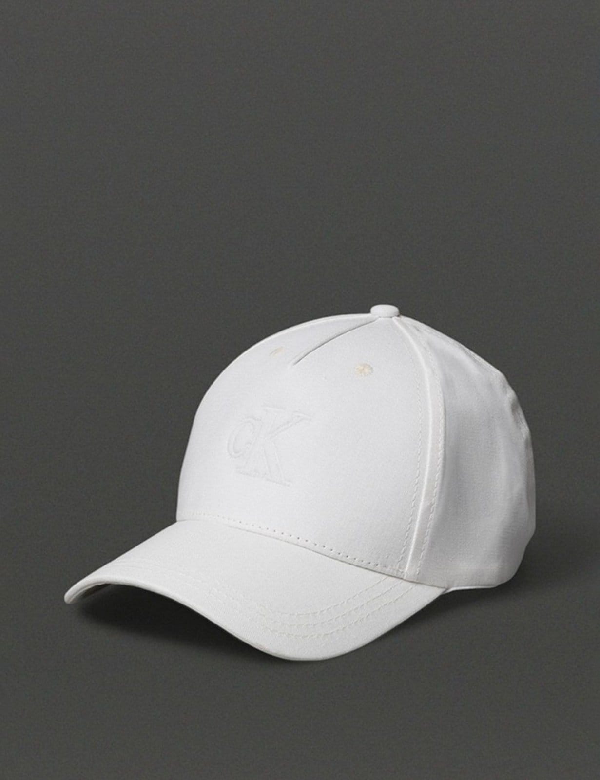 Boné Masculino 5 Gomos Embossed Calvin Klein Jeans - Off White