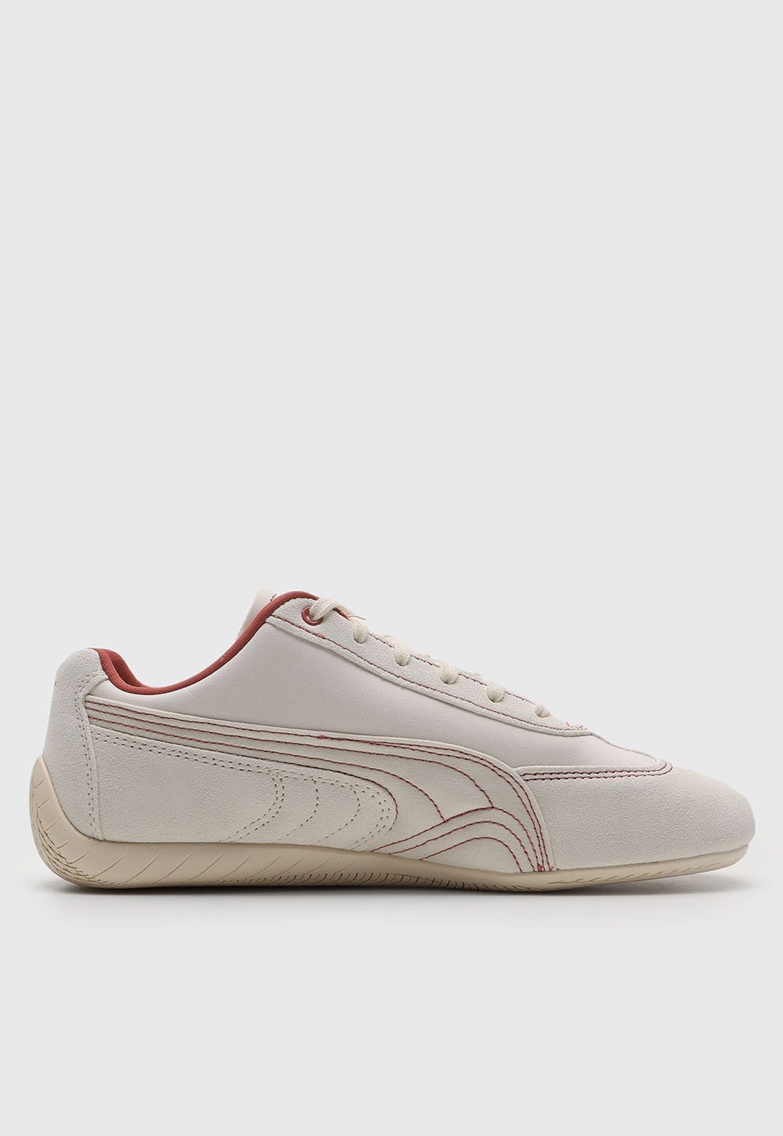 Vista 2 Tênis Feminino Puma Speedcat Paris Off-White e Bordô Puma off-white white