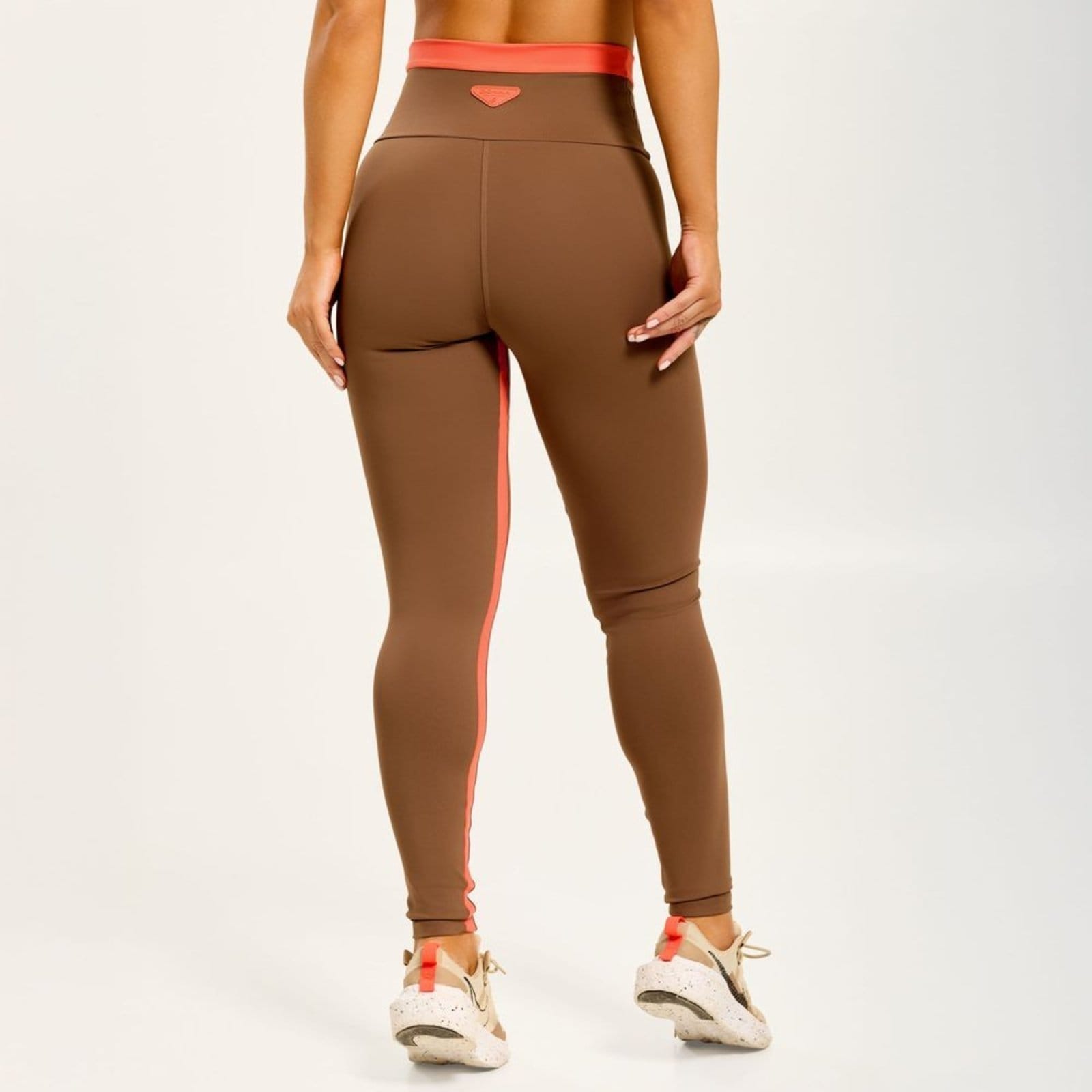 Vista 2 Legging Moment Capucine Poliamida Donna Carioca marrom