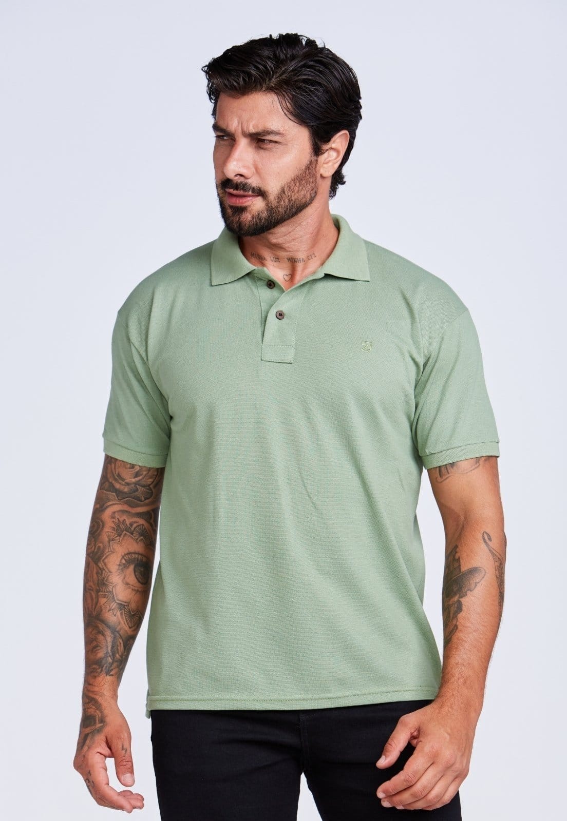 Camisa Polo Piquet Masculina Daze Modas