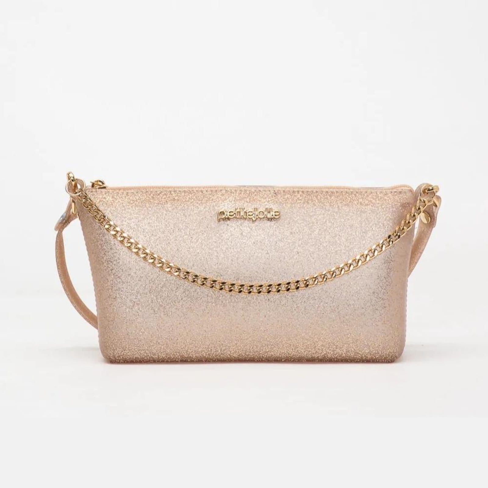 Bolsa Feminina Sasha Full Glitter Ouro Light Petite Jolie PJ11339A
