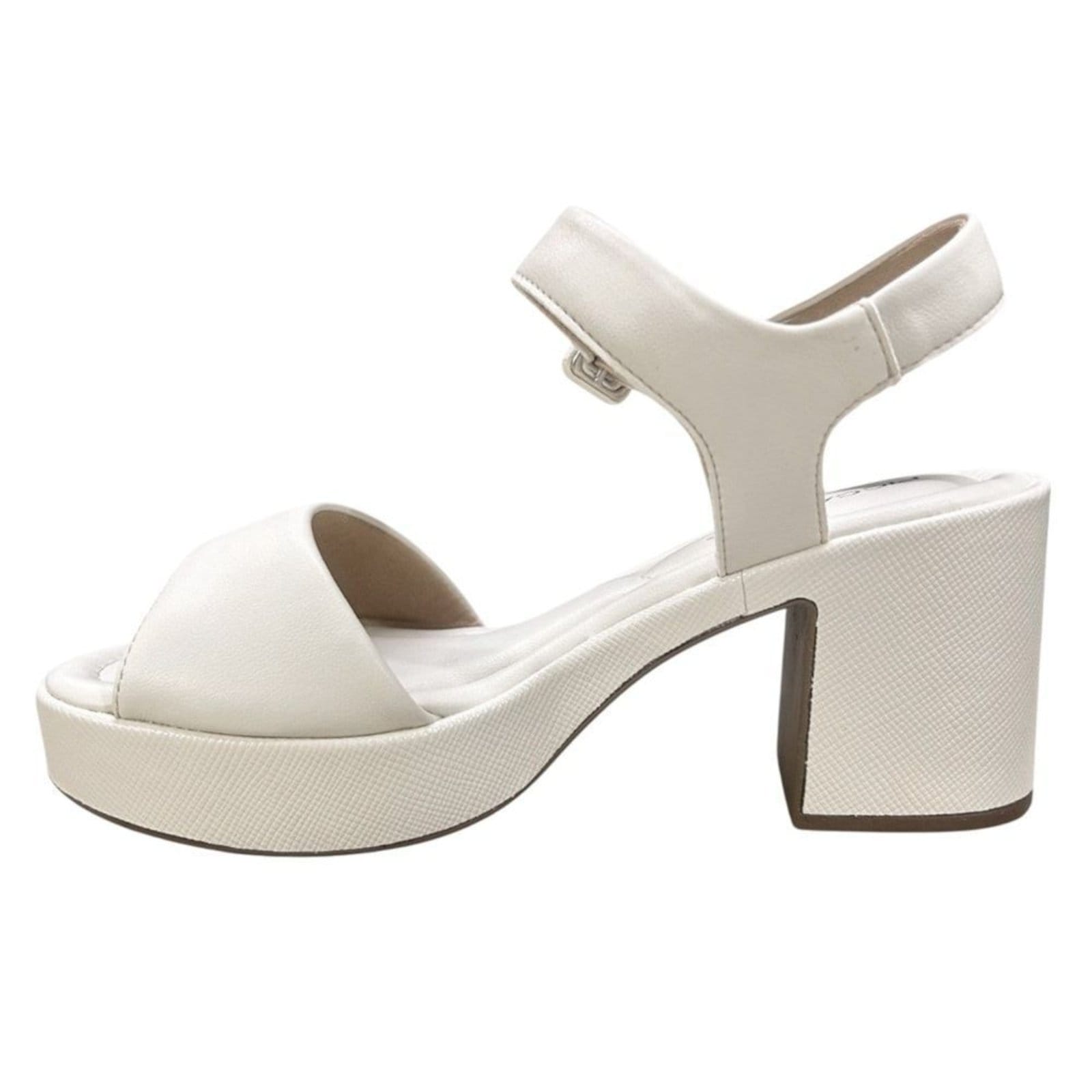 Vista 2 Sandália Piccadilly Márcia Salto Alto Feminina Piccadilly branco