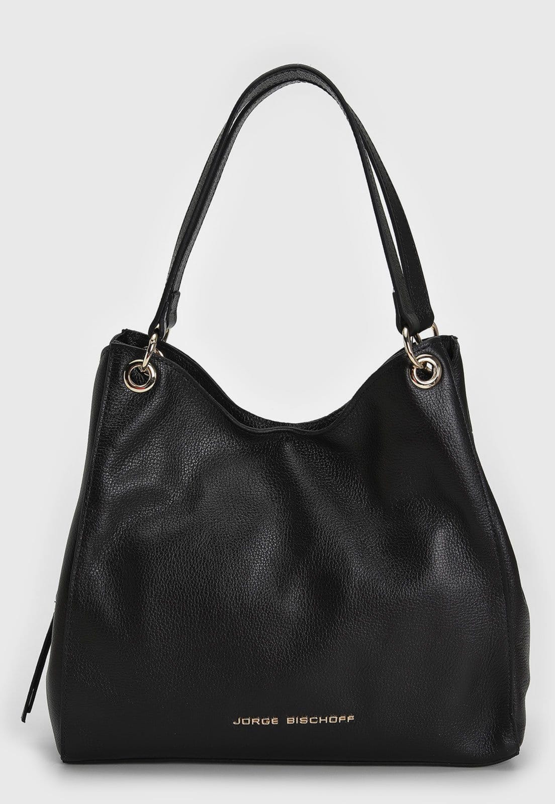 Vista 2 Bolsa Jorge Bischoff Sacola Preta Jorge Bischoff preto