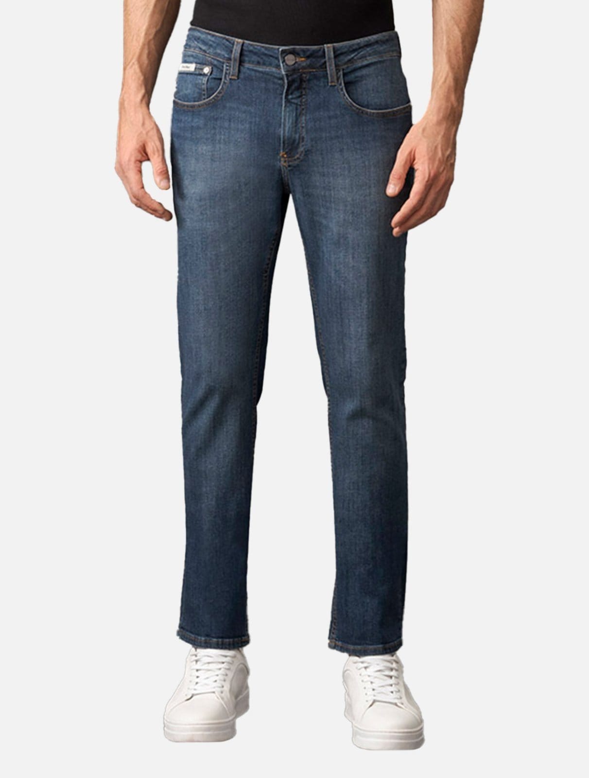 Calça Calvin Klein Jeans Slim Escuro