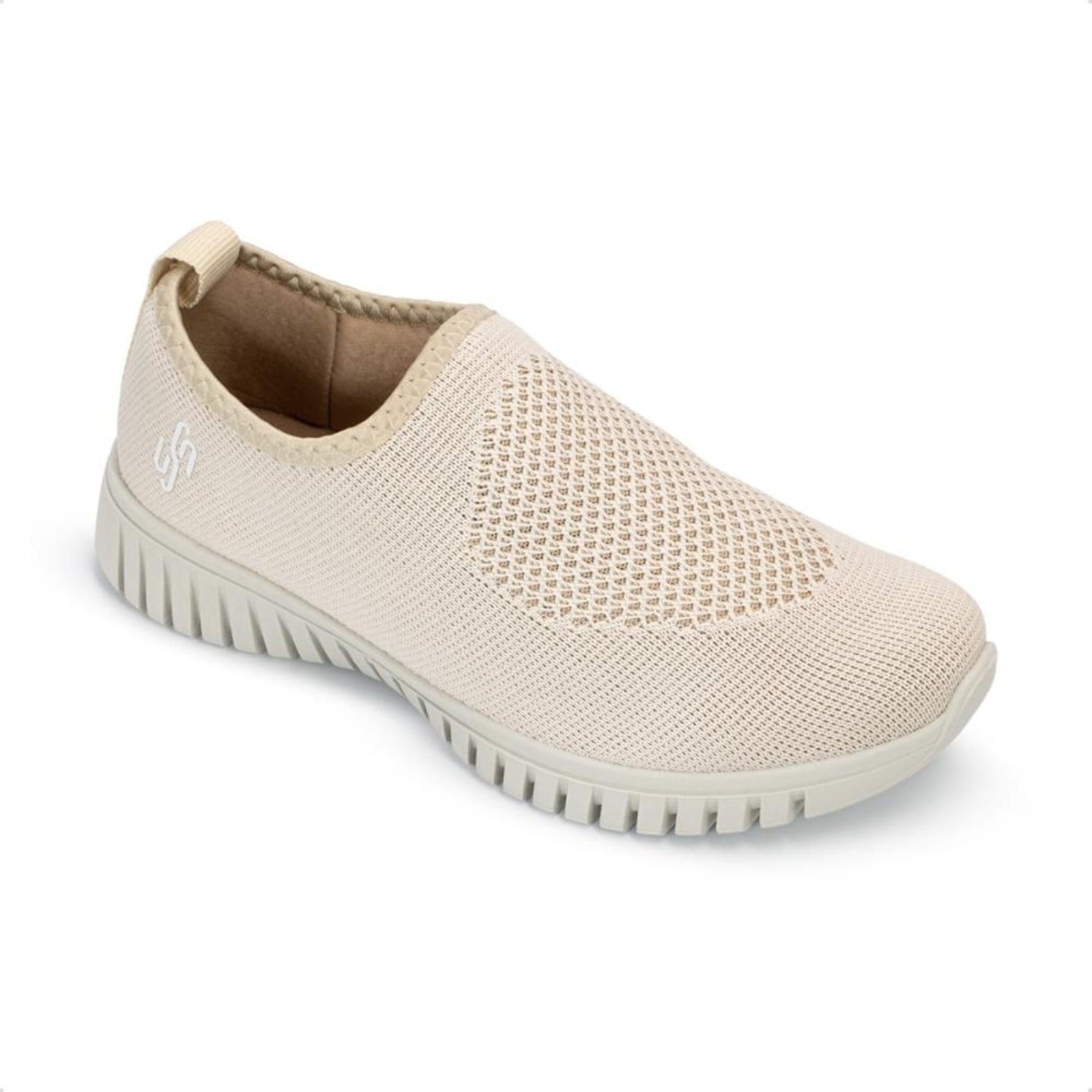 Vista 2 TÊNIS USAFLEX FEMININO GASPEA TRICOT AE2208 Usaflex nude
