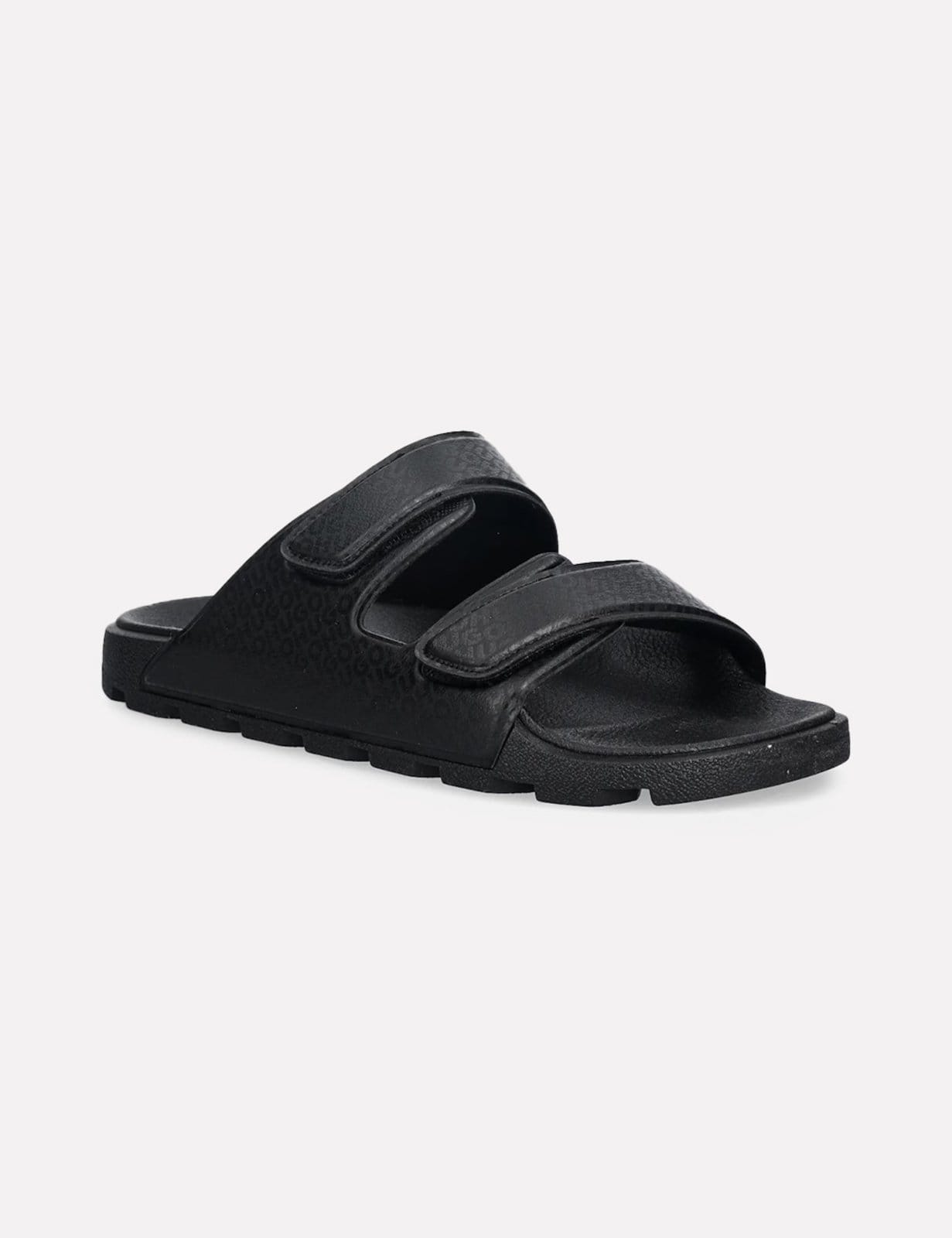 Vista 2 Sandália Hugo Boss Masculina Evander Preta Hugo Boss preto