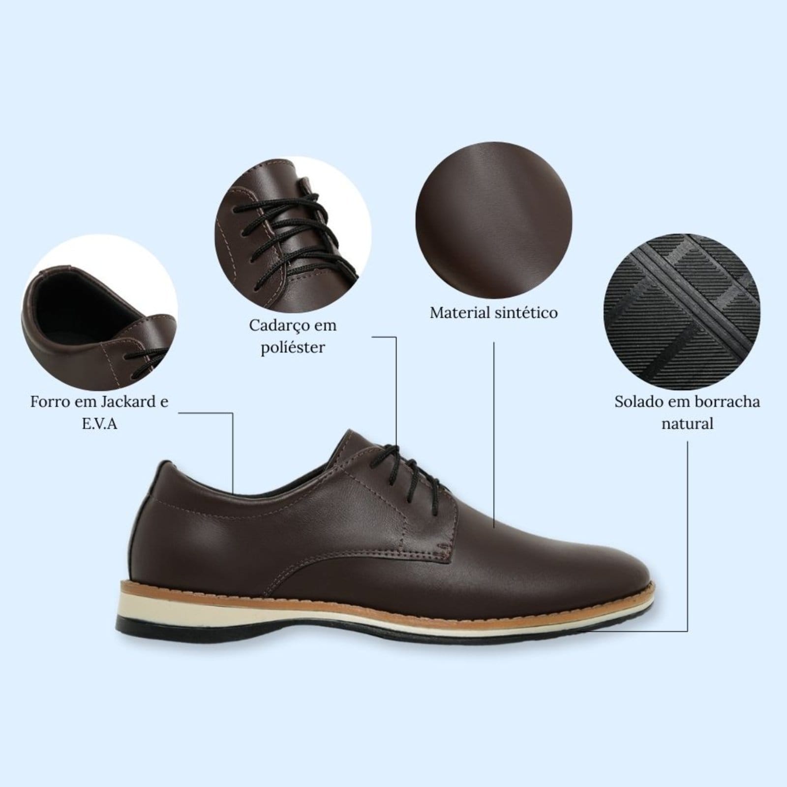 Vista 2 Dockside Masculino Mocassim Casual Sapatenis Drive Clássico Leve 935 Schiareli marrom