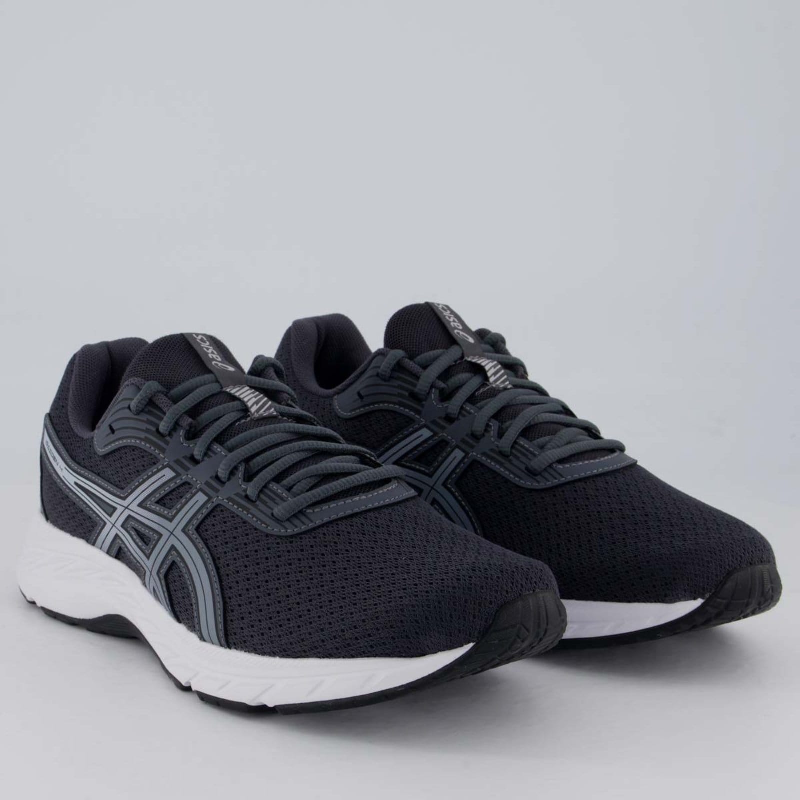Vista 2 Tênis Asics Raiden 4 Cinza ASICS preto