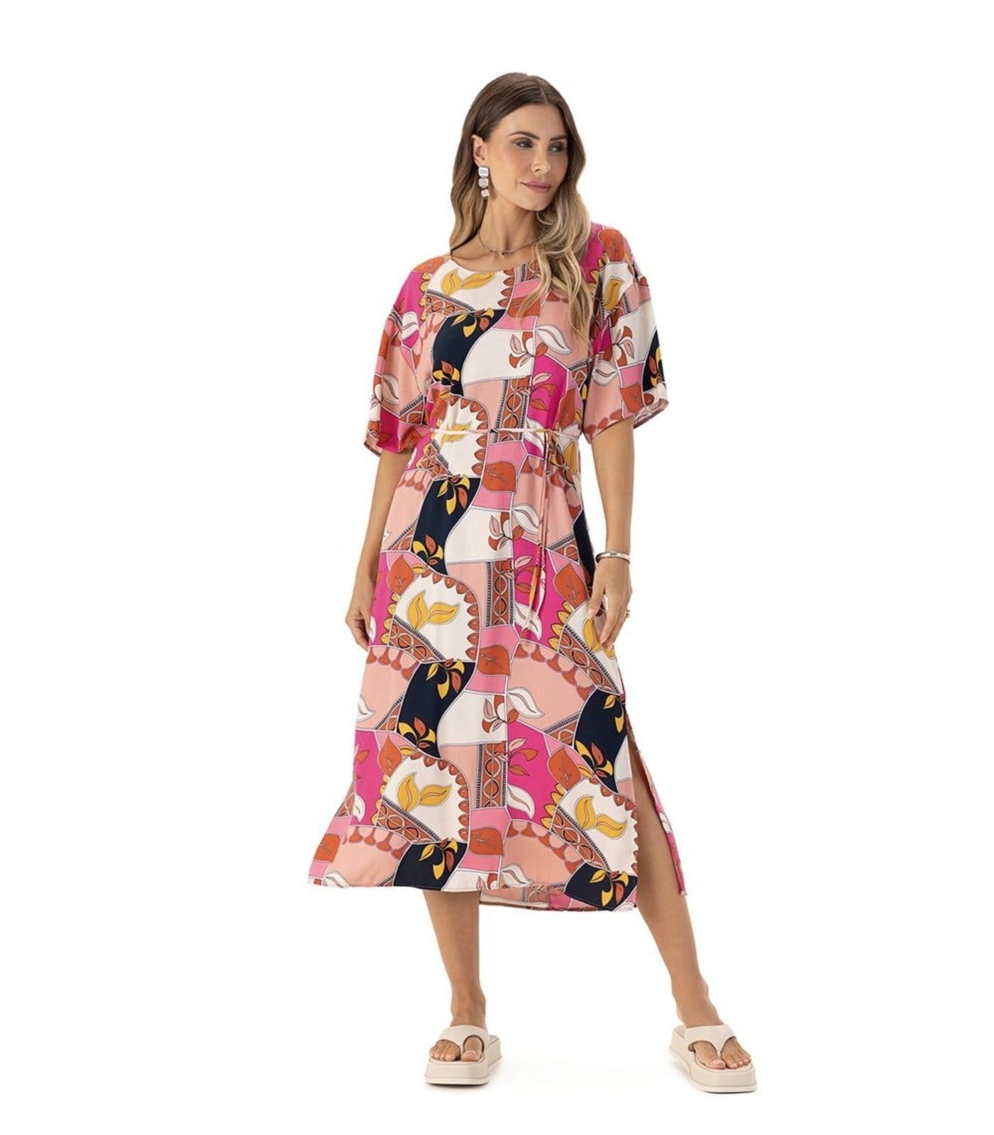 Vestido Midi Infinita Cor Sortida