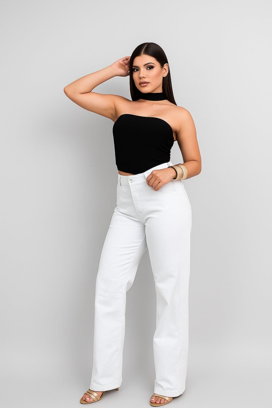 Calça D Bell Outlet Fashion Wide Lag