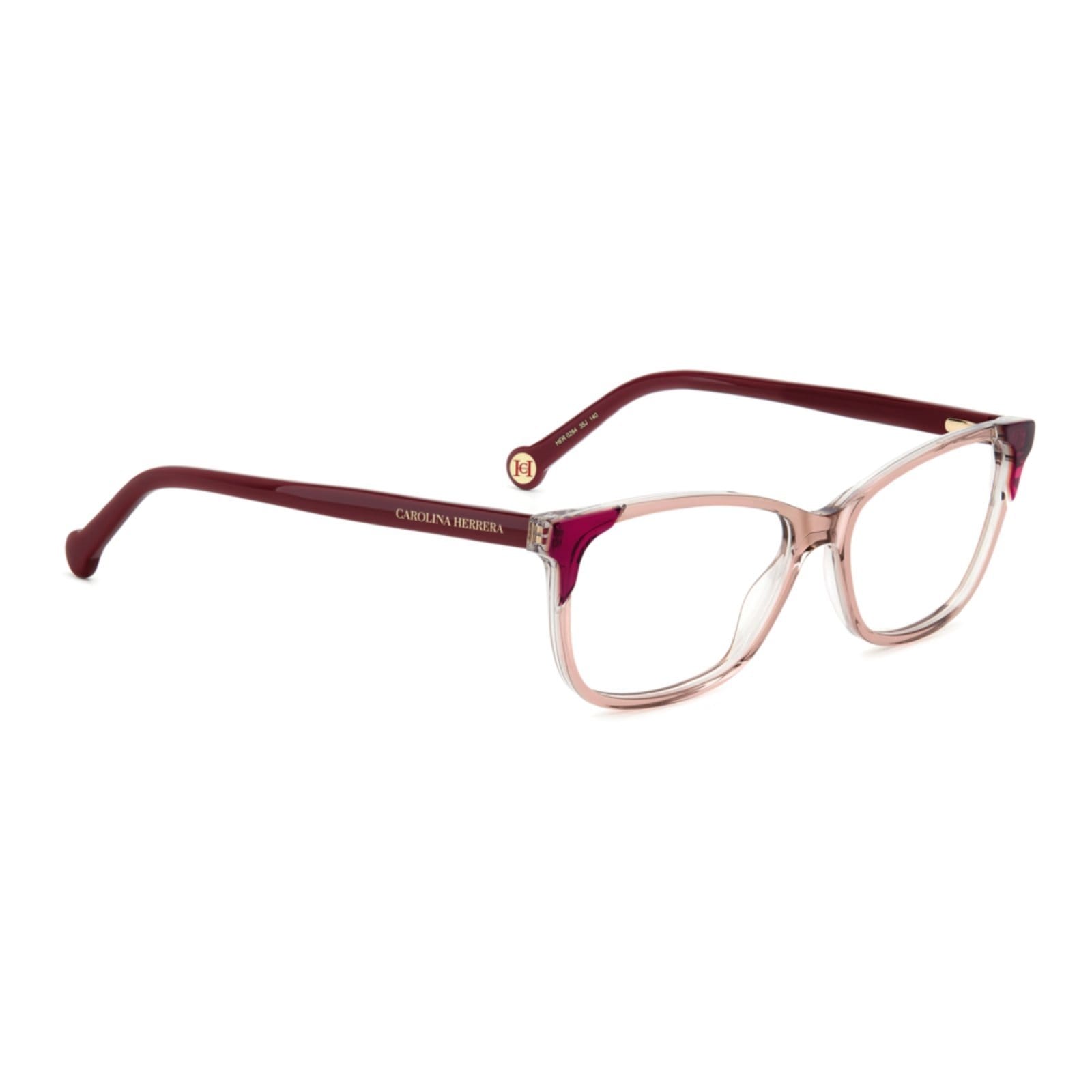 Vista 2 Armação de Óculos Carolina Herrera Her 0284 35J 53 Carolina Herrera rosa