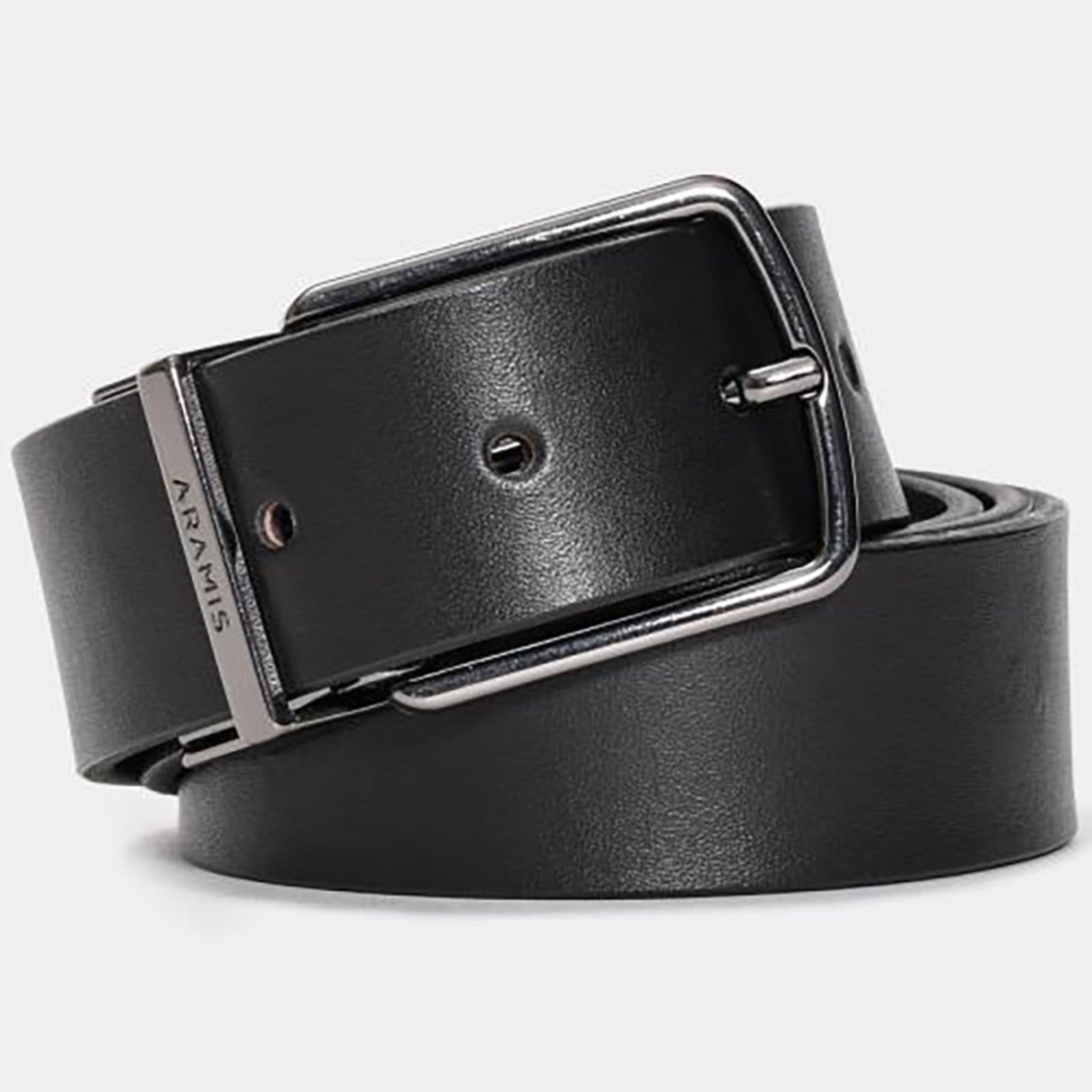 Vista 2 Cinto Aramis Dupla Face Naturalle Burn Ve26 Masculino Aramis marrom