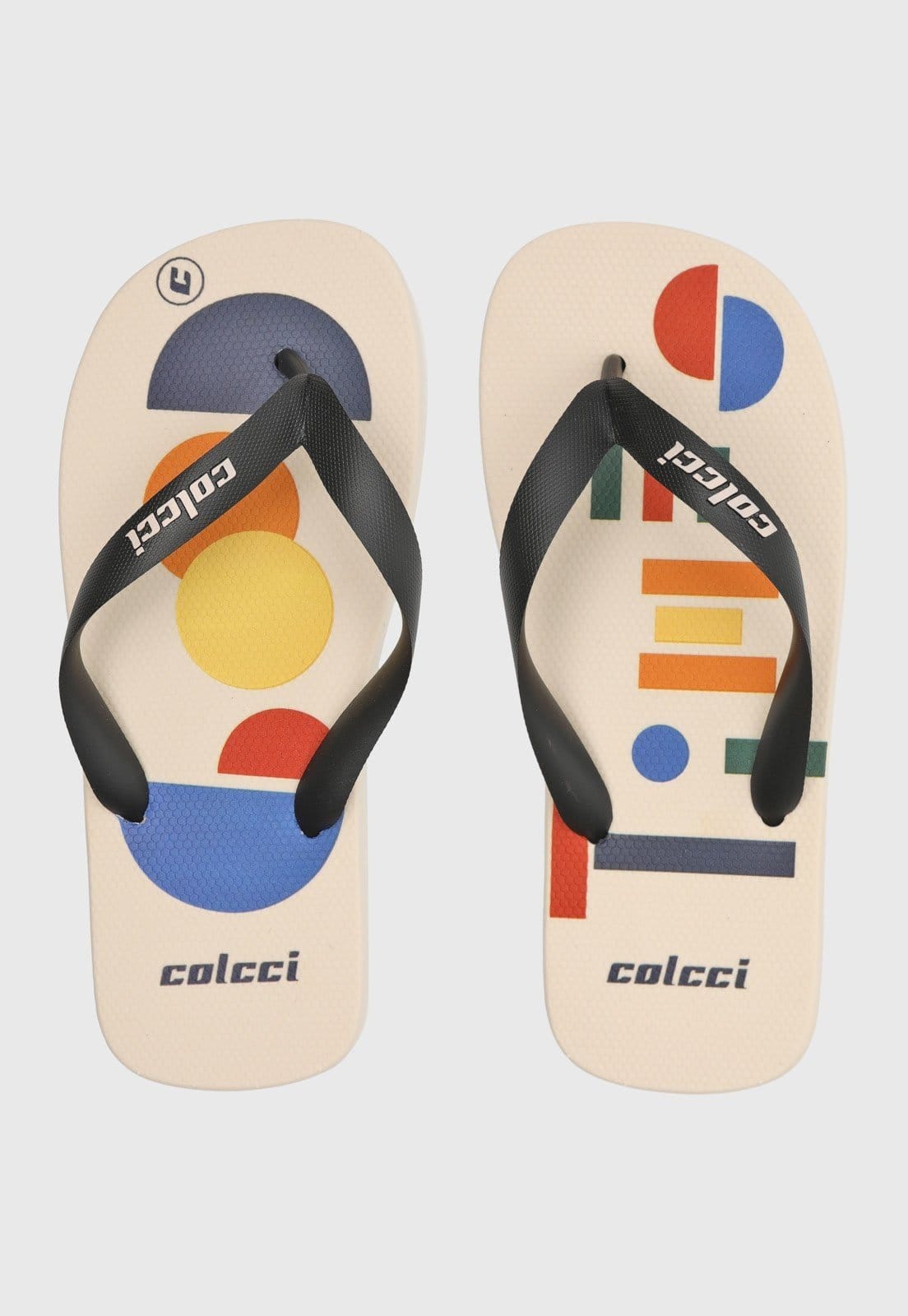 Chinelo Colcci Geométrico Off-White