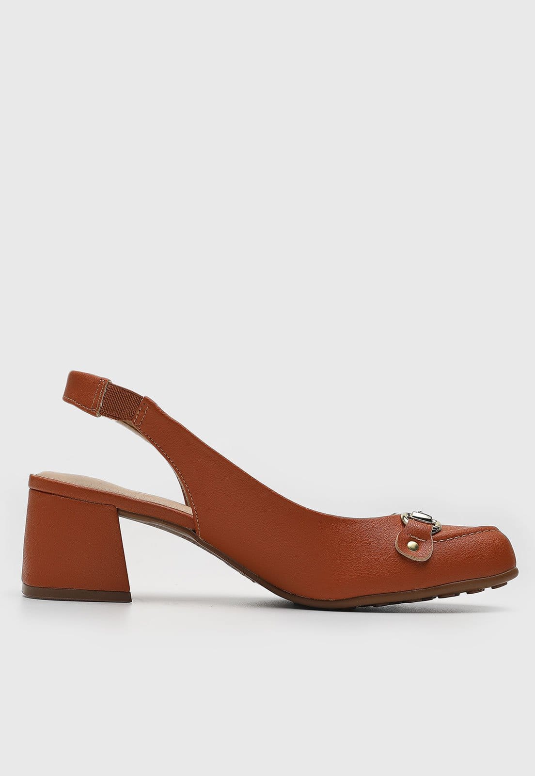 Vista 2 Scarpin Slingback Modare Bridão MODARE laranja