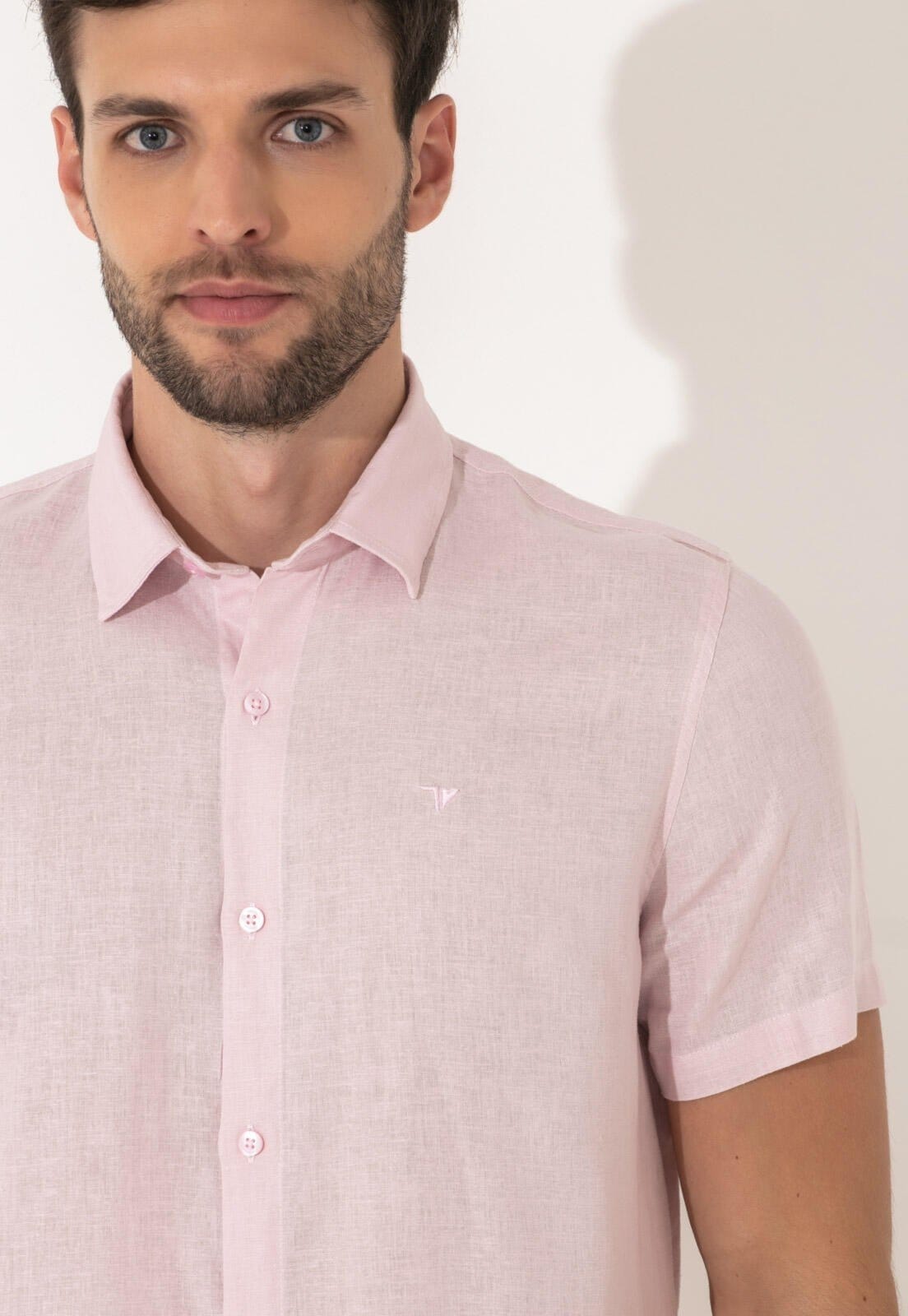 Camisa Linho Slim Traymon Claro