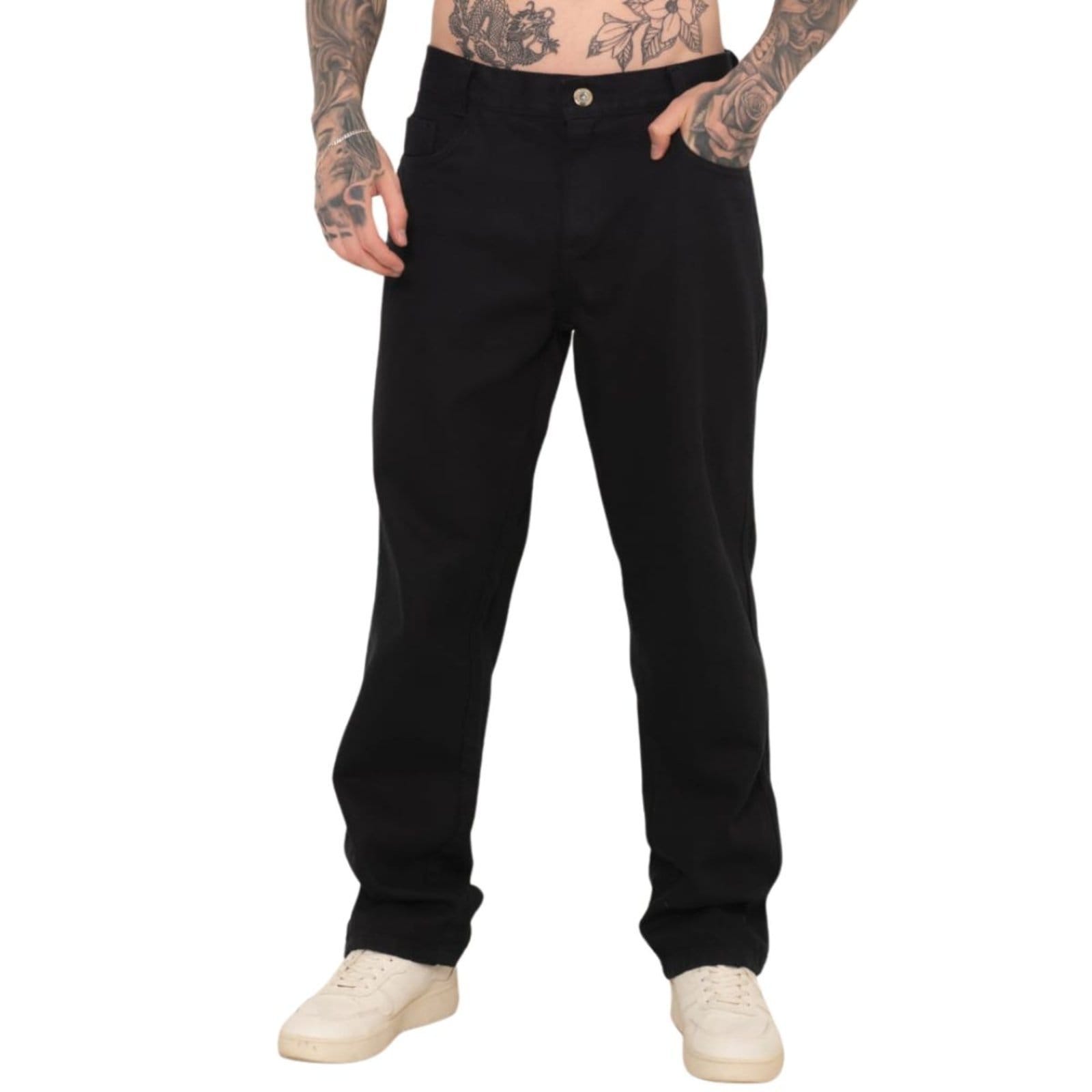 Calça Masculina Preta Balão Tradicional