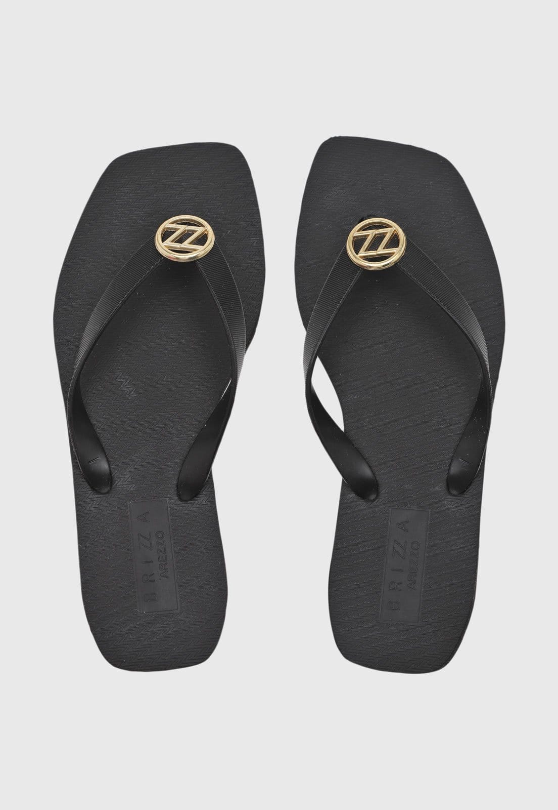 Chinelo Dedo Feminino Brizza Arezzo Monograma