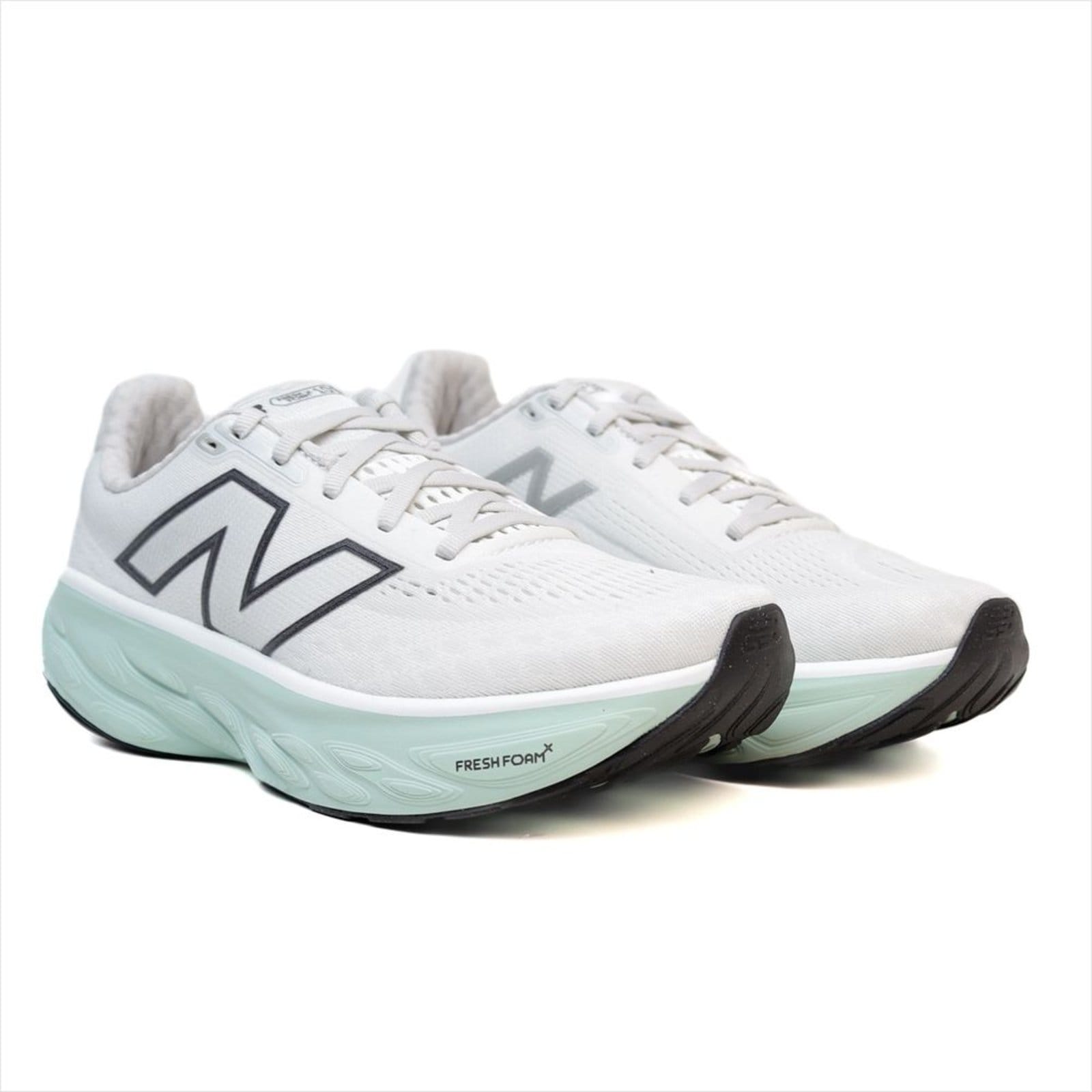 Vista 2 Tênis New Balance Fresh Foam X 1080v14 Feminino Claro New Balance cinza