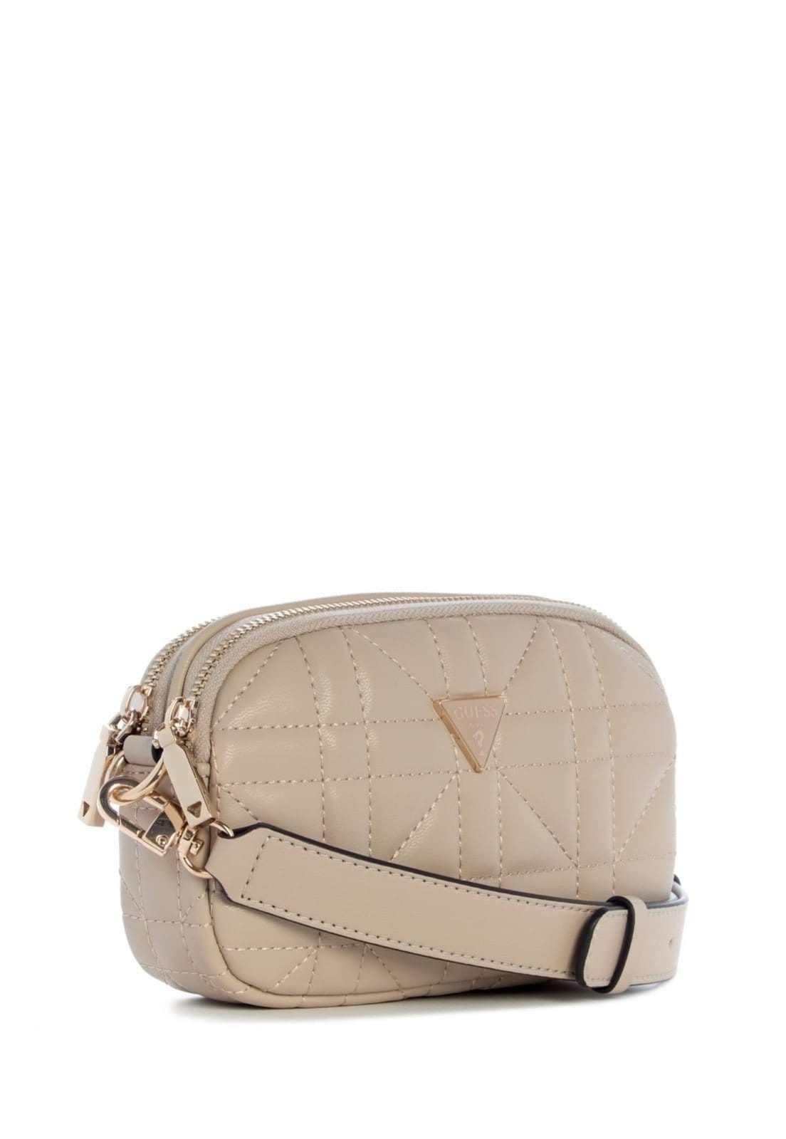 Vista 2 Bolsa Guess Mini Edita Camera Bag Bege Guess amarelo