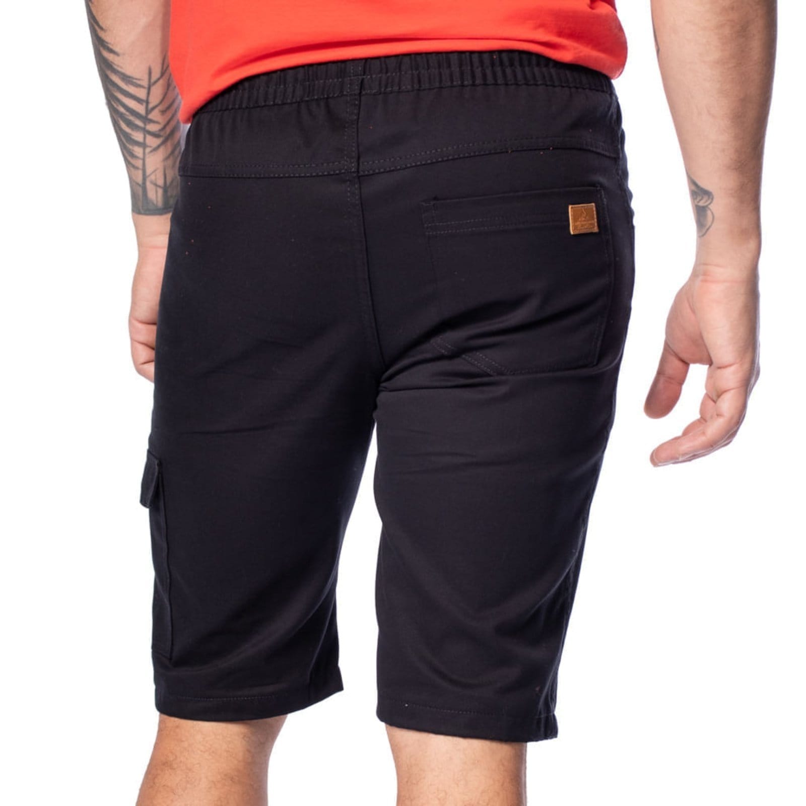Vista 2 Bermuda Masculina Amil Sarja Cargo Amil preto