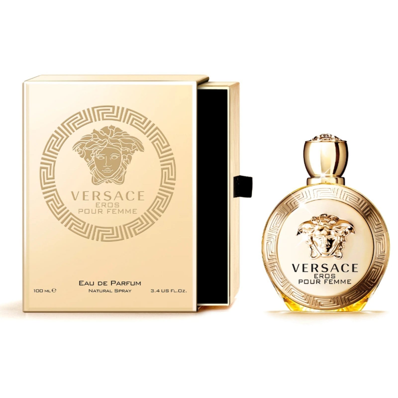 Vista 2 Versace Eros Pour Femme Perfume Feminino Eau de Parfum 100 ml Versace incolor