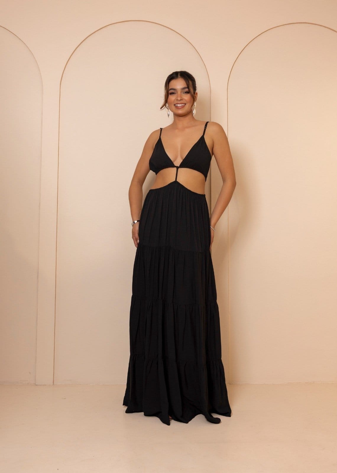 Vestido Mykonos Longo Alcinha Regulável