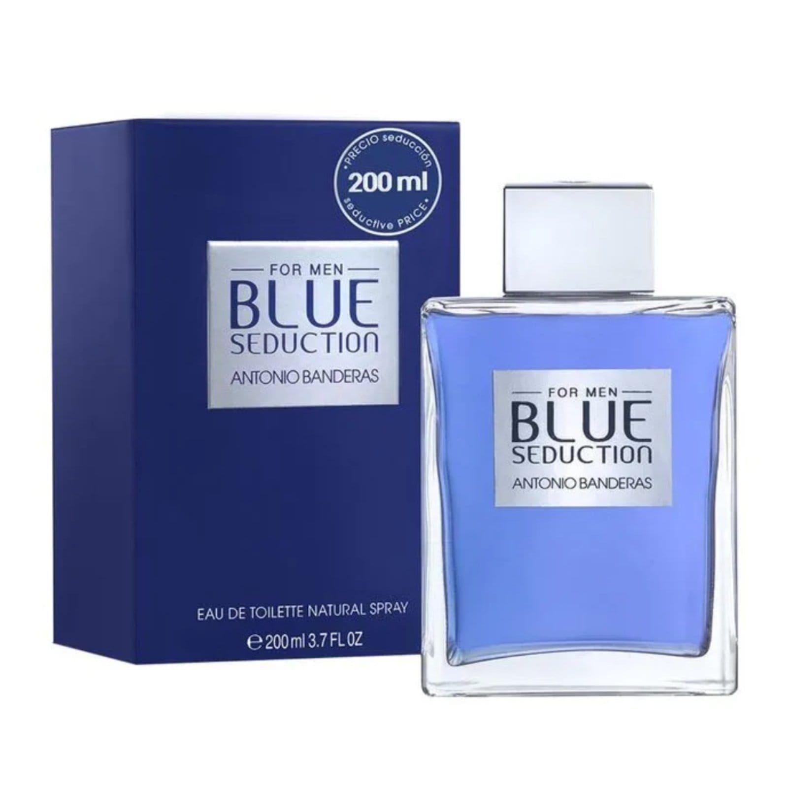 Vista 2 Blue Seduction Masculino Eau de Toilette 200 ml Antonio Banderas incolor blue