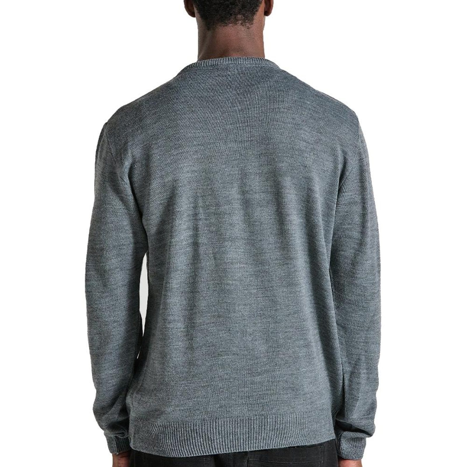 Vista 2 Tricot Hurley Retlínea Classic WT25 Masculina Mescla hurley azul