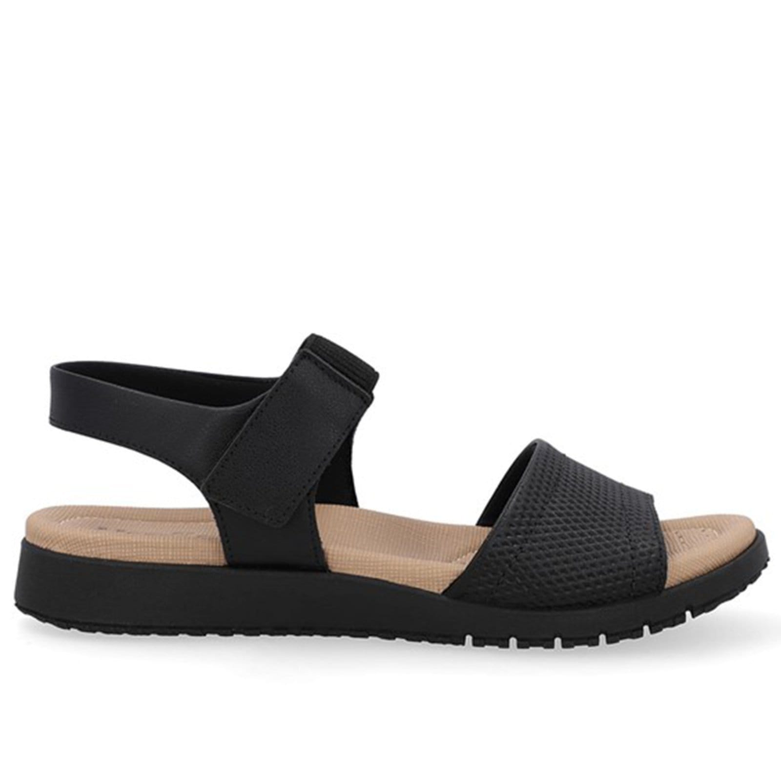 Sandália Salto Baixo Couro Fecho-Flex Usaflex 001