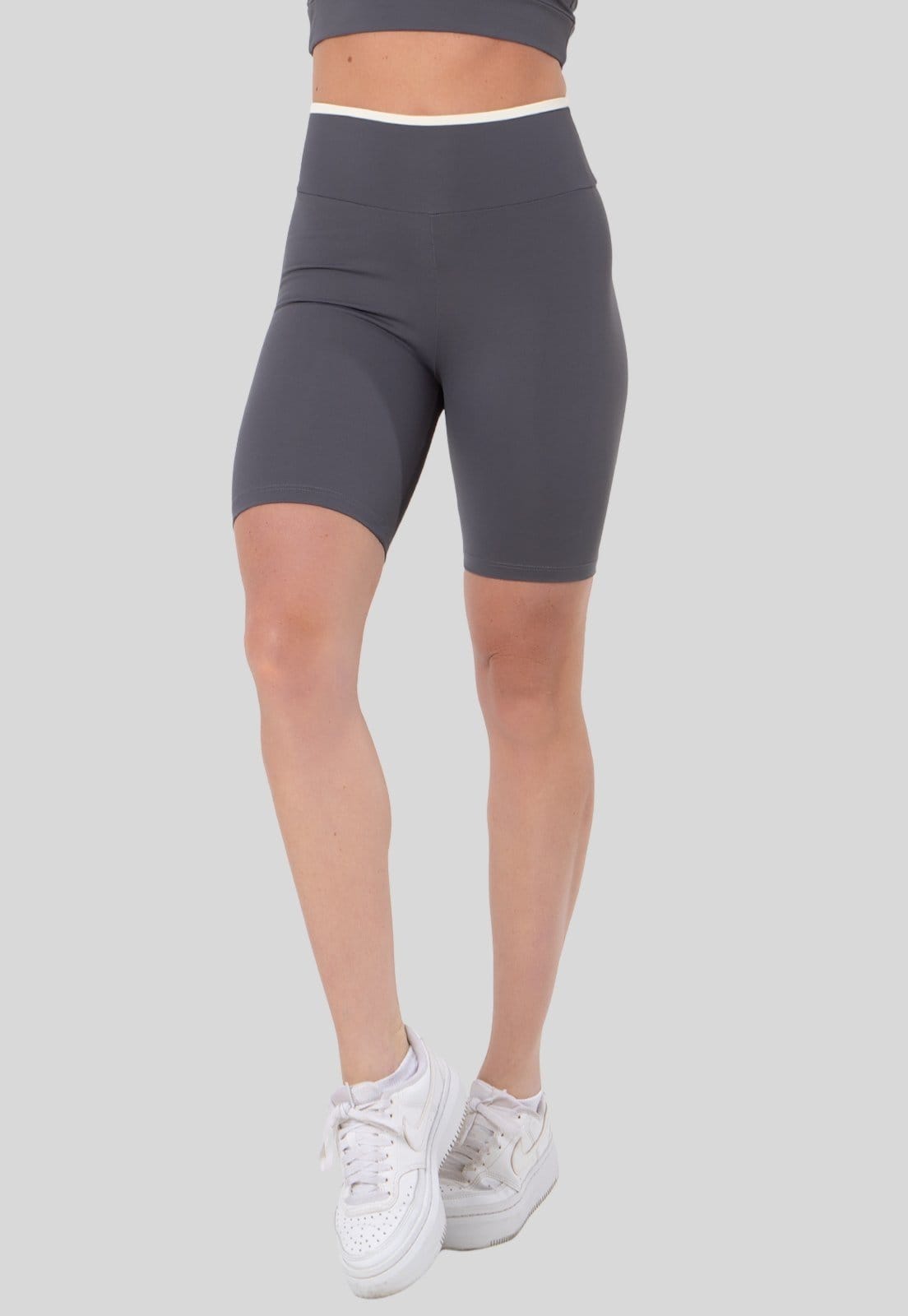 Bermuda Fitness Poliamida Feminina Confortável Roupa para Academia Cintura Alta