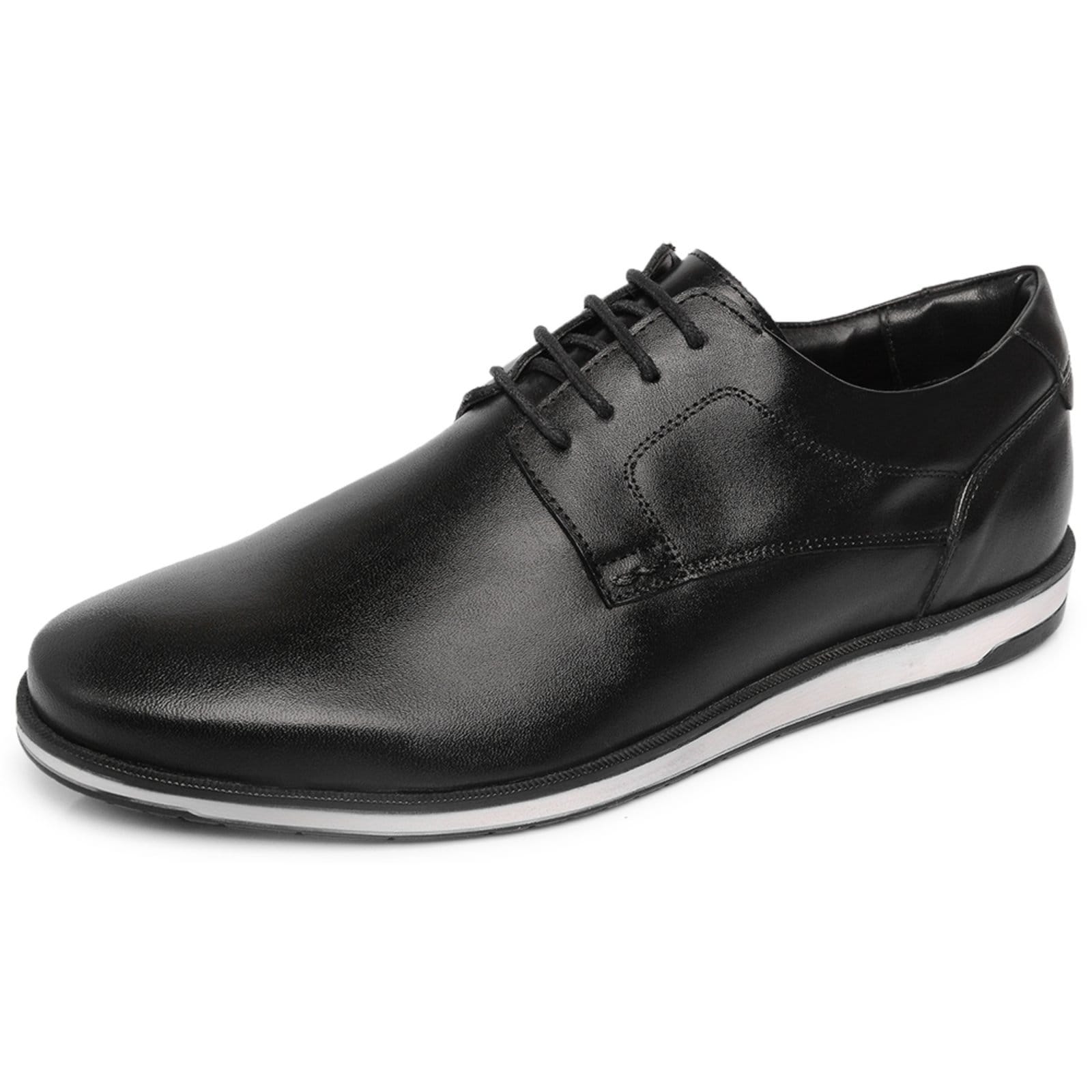 Sapato Social Bico Redondo Masculino Brogue Em Couro 16003