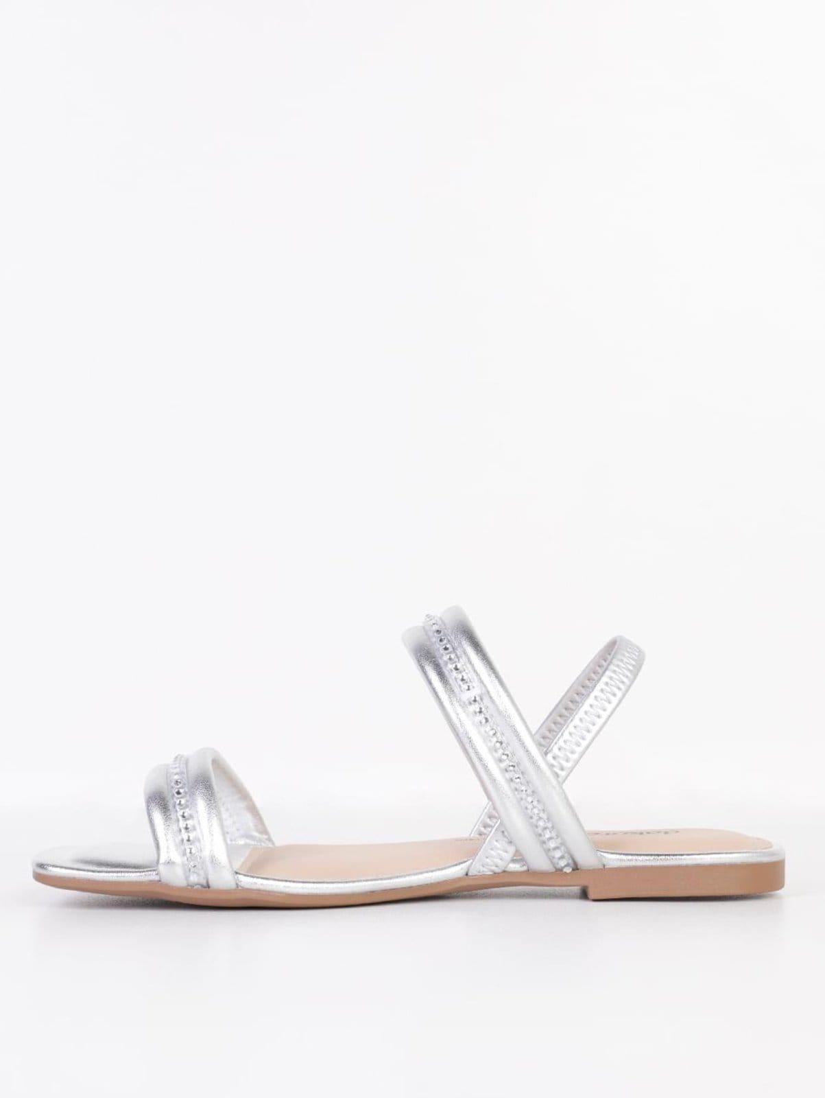 Vista 2 Sandália Bico Quadrado Dakota Feminina Dakota prata