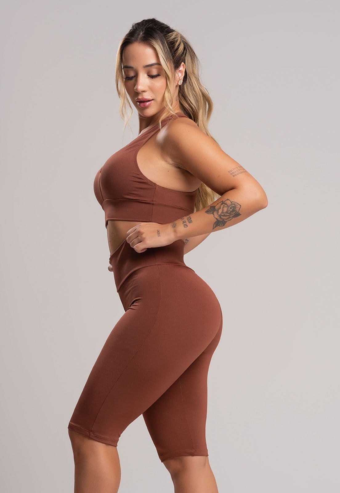 Bermuda MVB Modas Ciclista Fitness Suplex Estampada