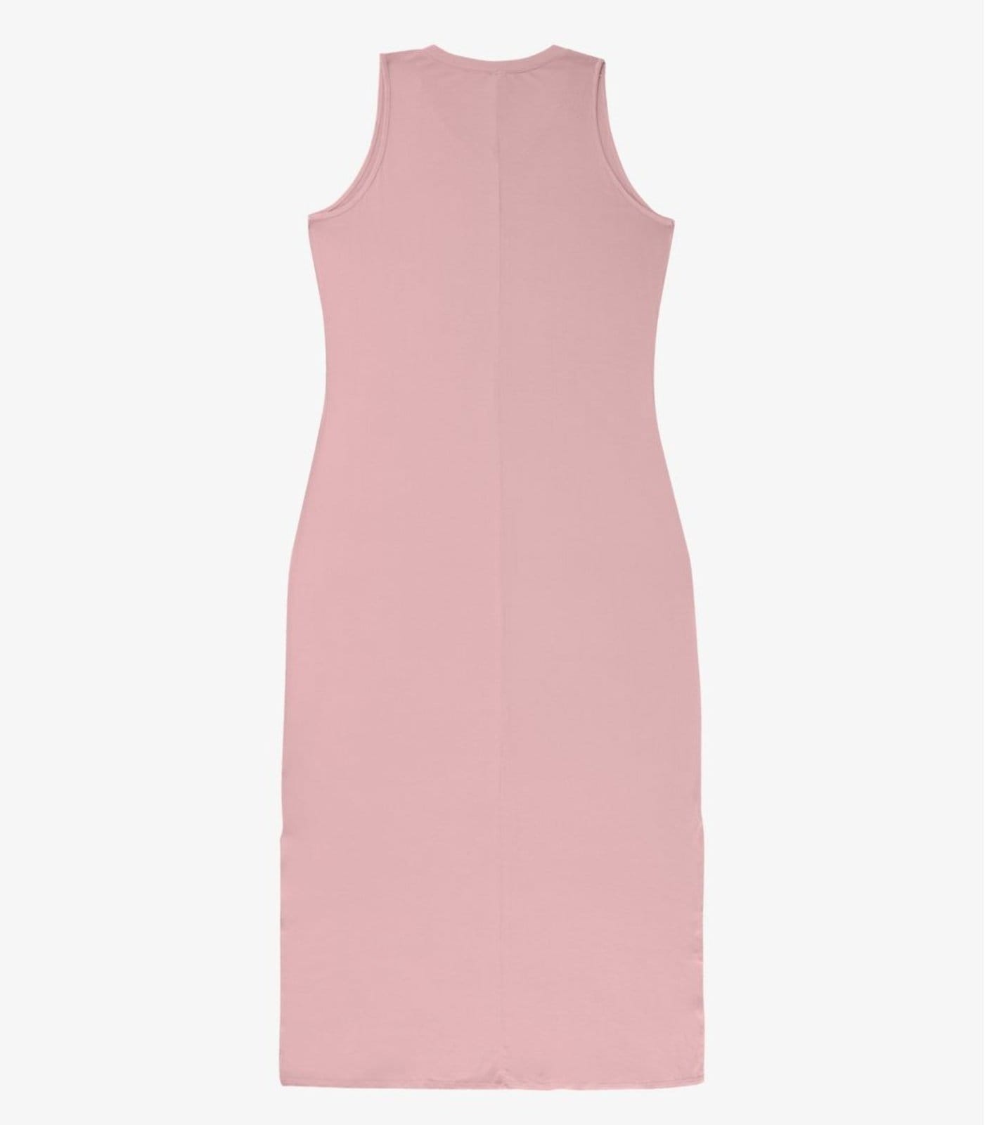 Vista 2 Vestido Longo Plus Size Infinita Cor INFINITA COR rosa