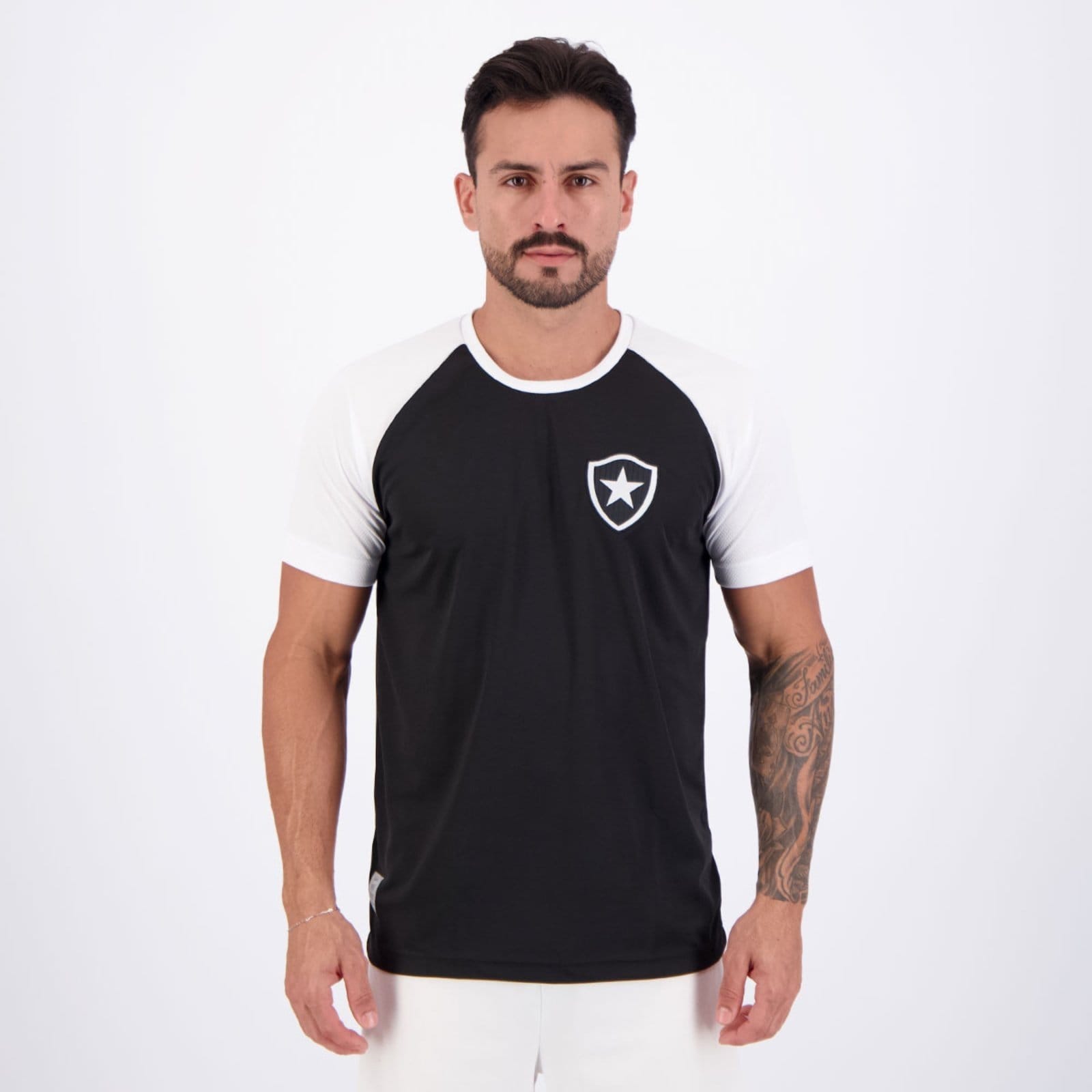 Camisa Botafogo Basic Preta e Branca