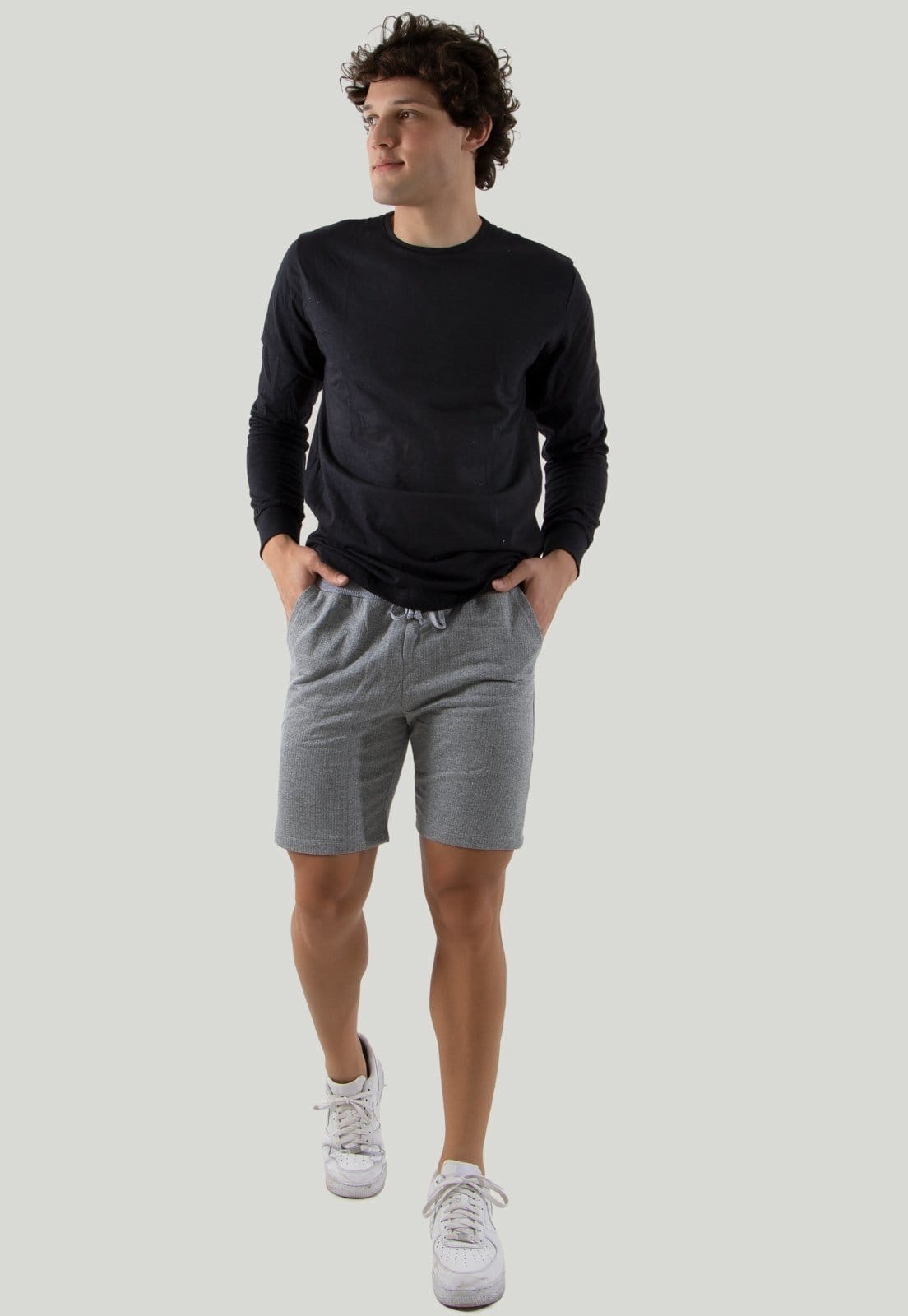 Bermuda Moletom Mescla