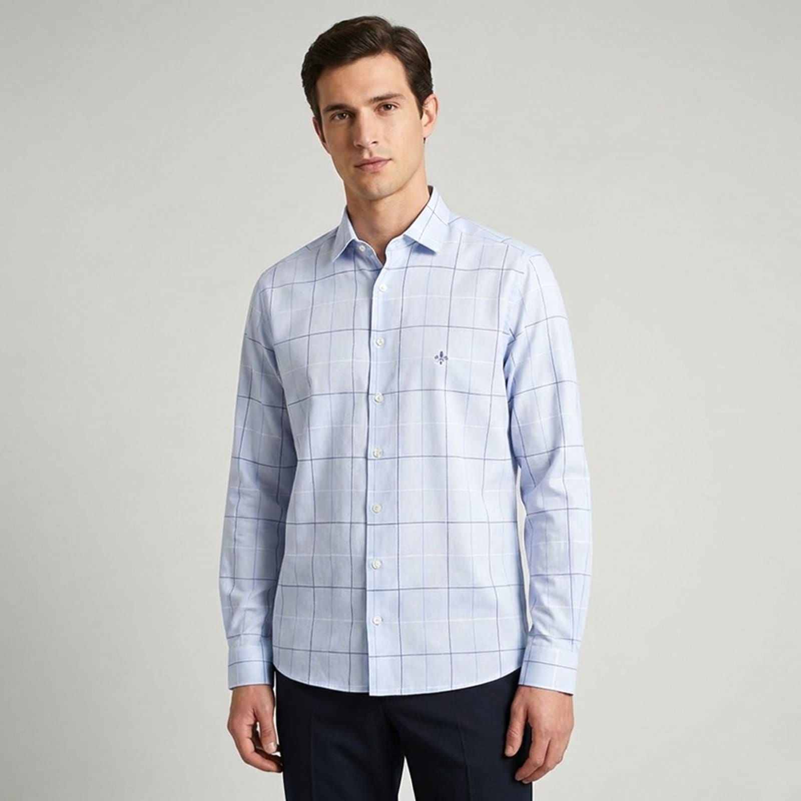 Camisa Dudalina Slim Oxford Maxxad Ou26 Masculino