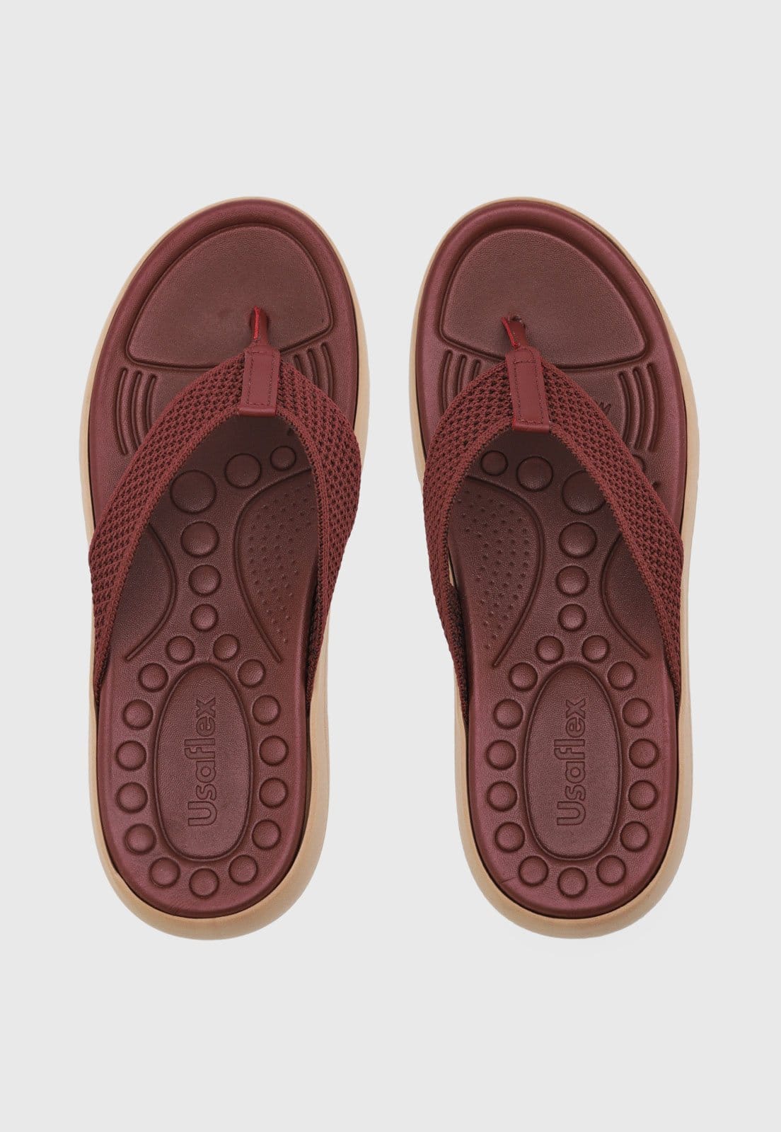 Chinelo Feminino Usaflex Tiras Tramadas