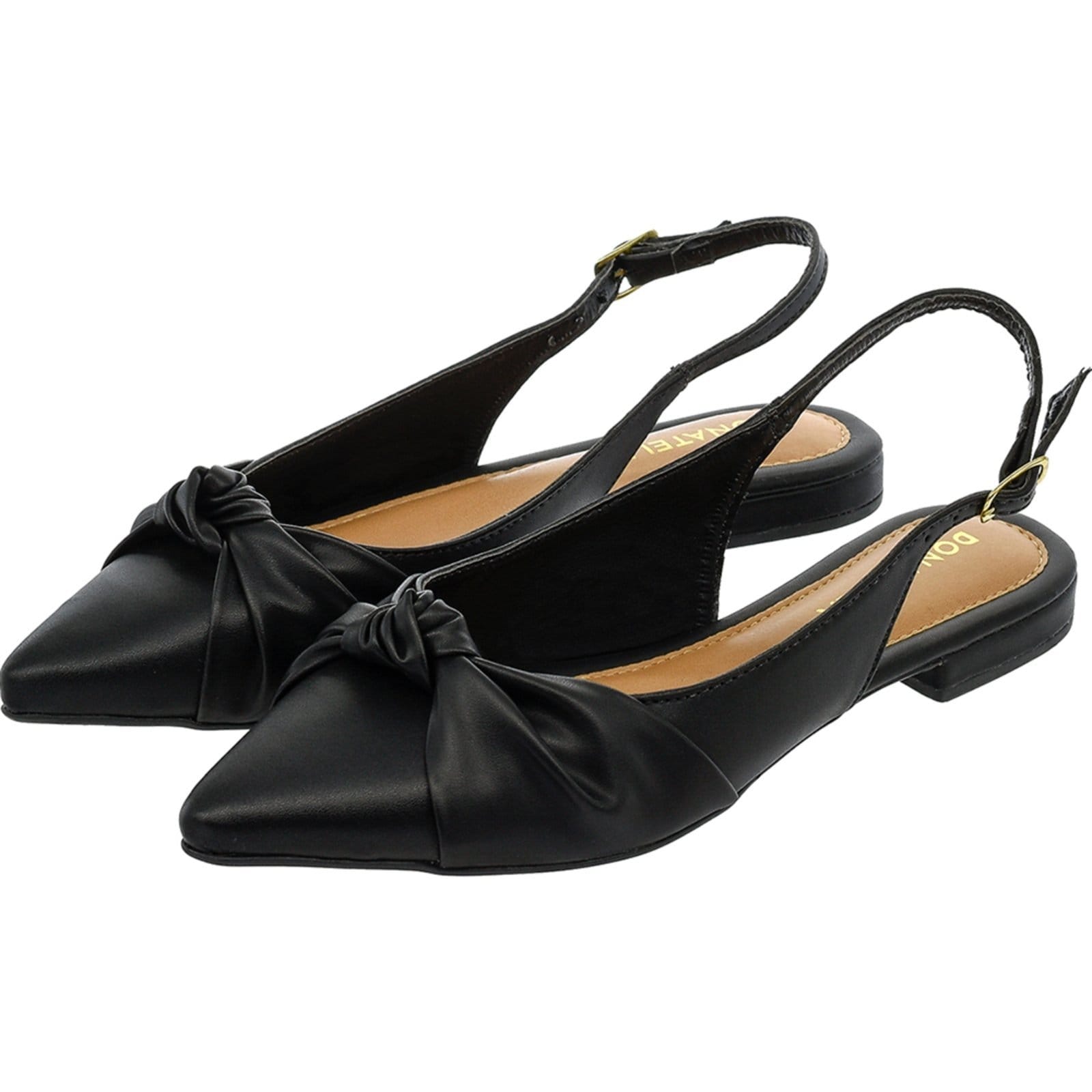 Sapatilha Feminina Bico Fino Mule Slingback CM Calçados Nó
