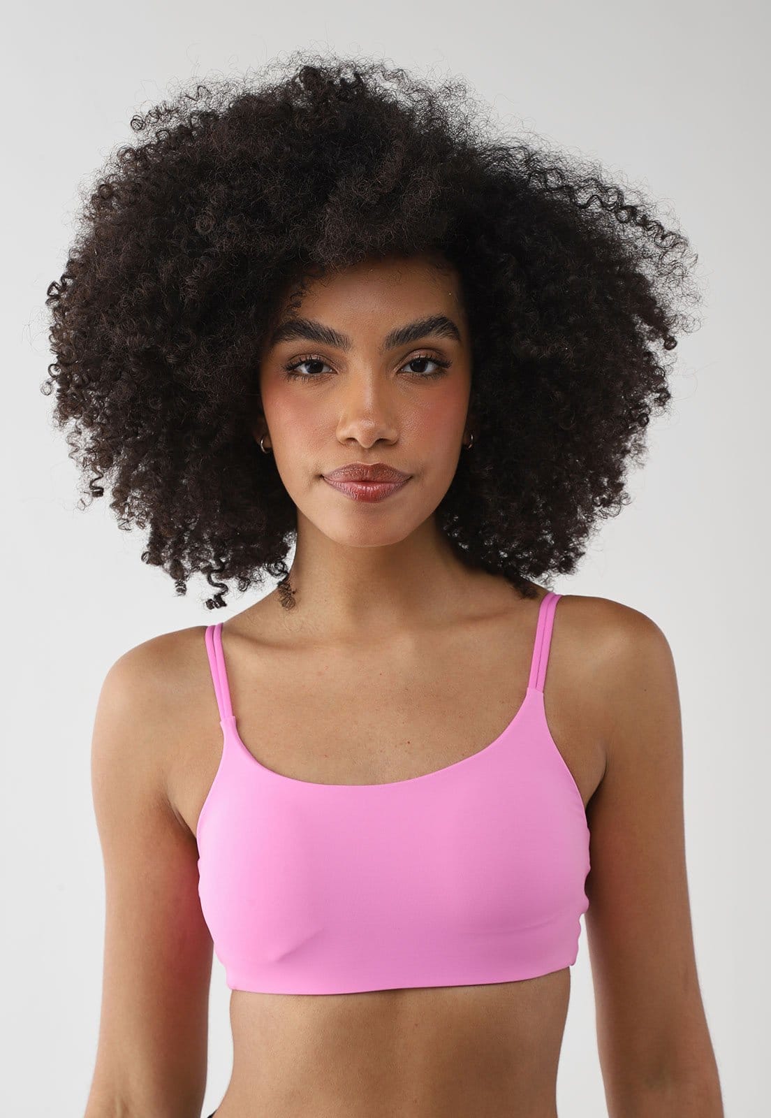 Vista principal Top Feminino Hope Bojo Removível Microfibra Hope rosa