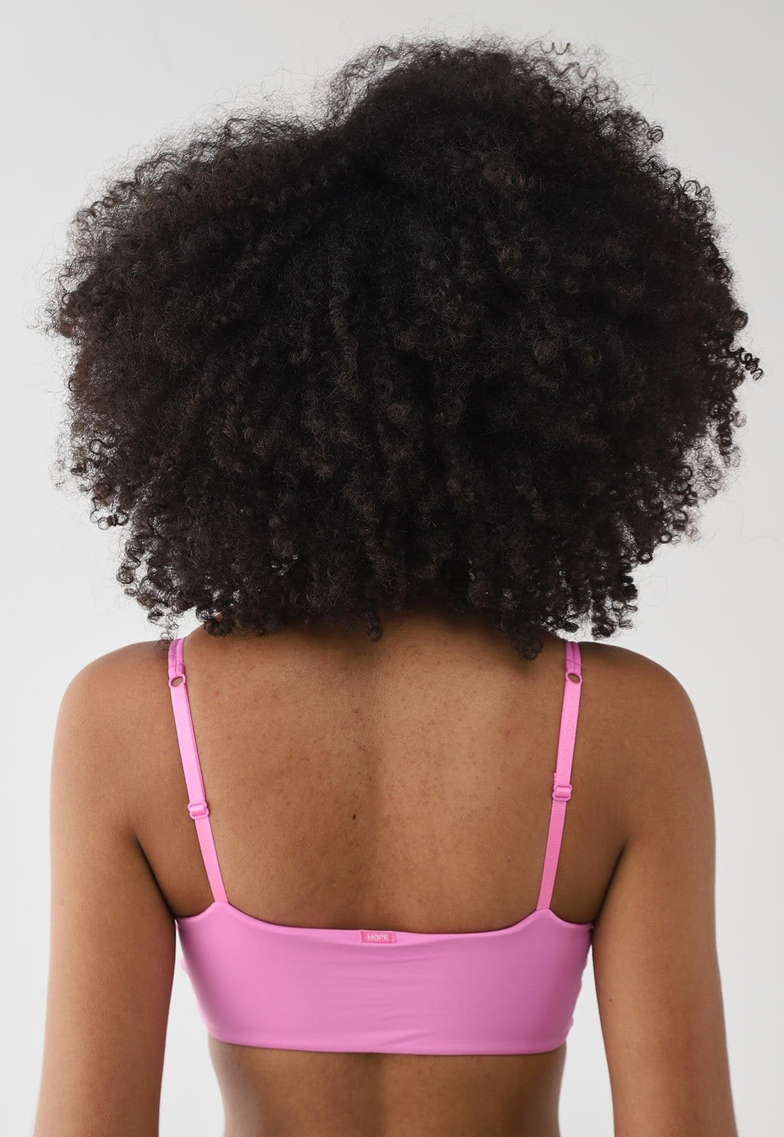 Vista 2 Top Feminino Hope Bojo Removível Microfibra Hope rosa